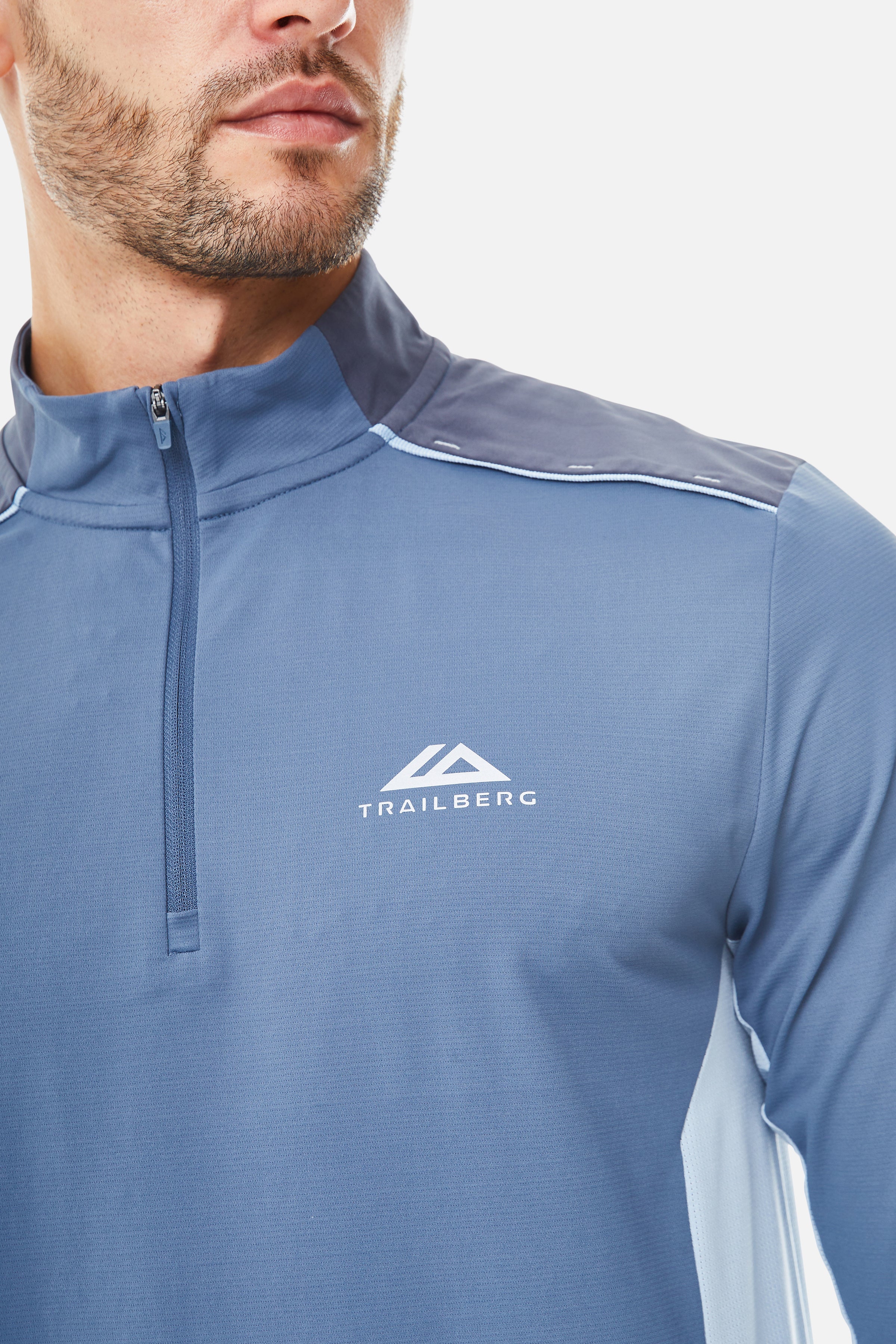 AW25 Triathlon 1/4 Zip - Breeze/Eclipse Blue/Blue Frost
