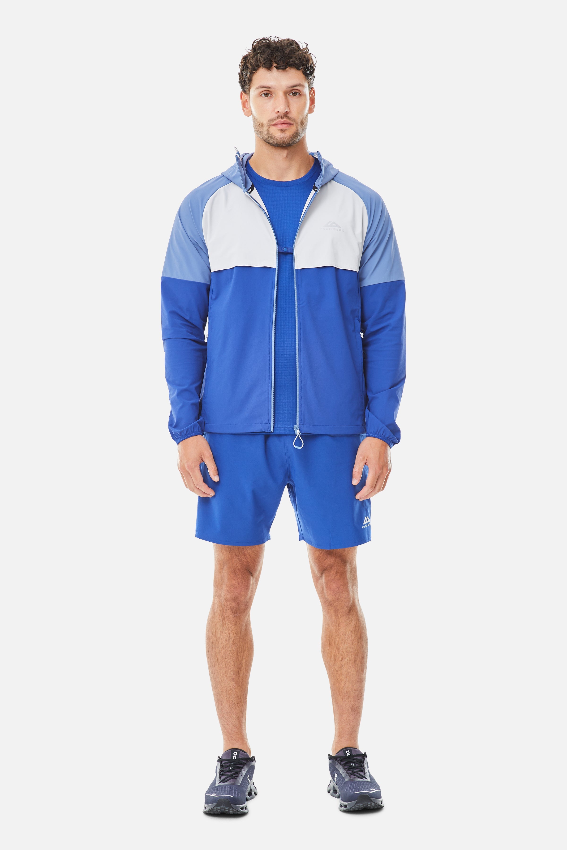 Vista Windbreaker - Space Blue/Blue Essence/Pixel Grey