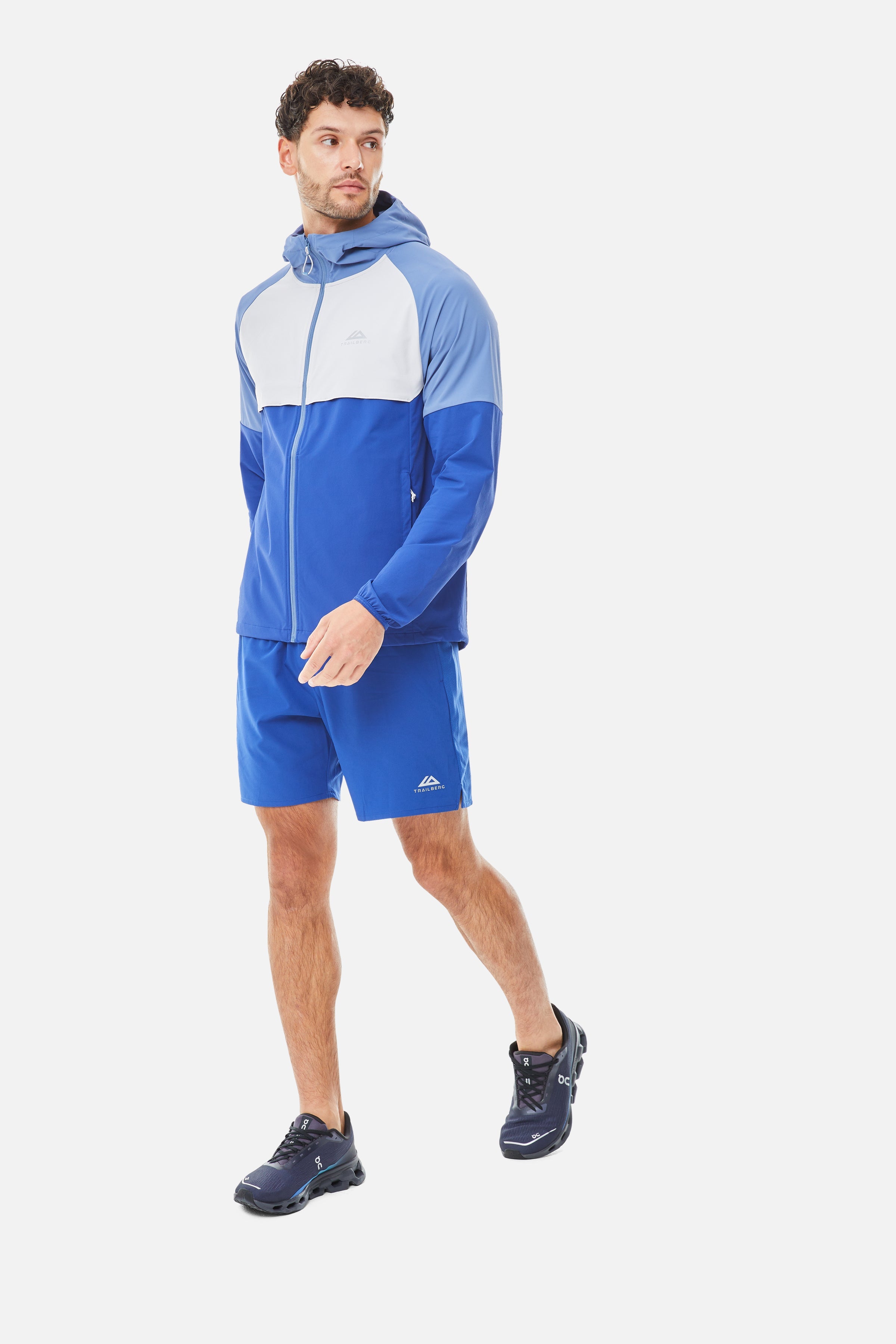Vista Windbreaker - Space Blue/Blue Essence/Pixel Grey
