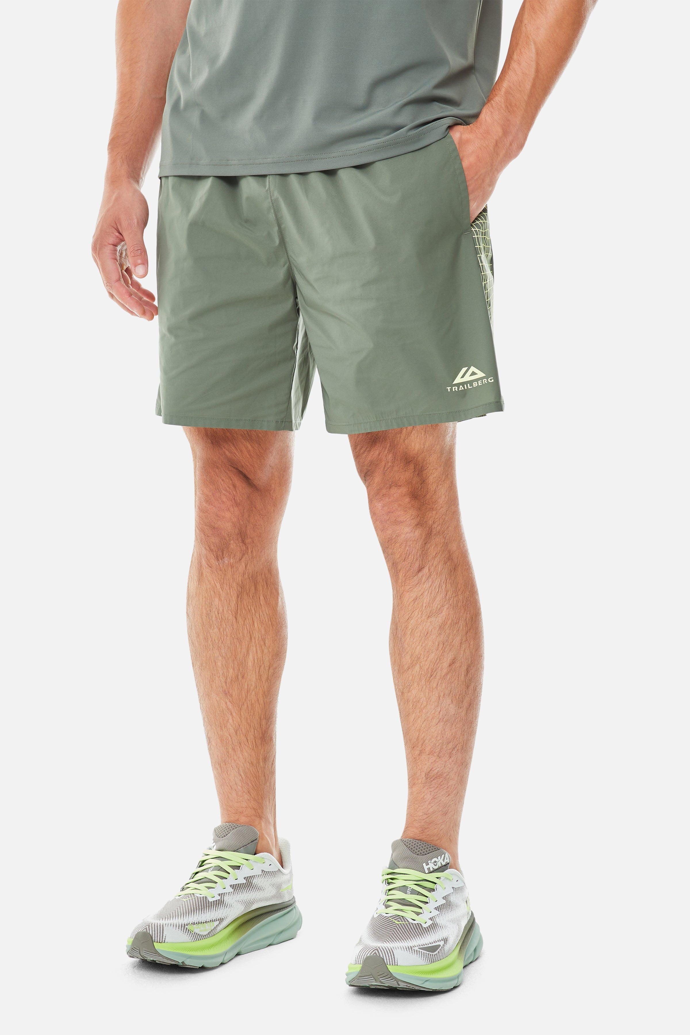 Vantage Tee Twinset - Dark Fern/Pale Citrus