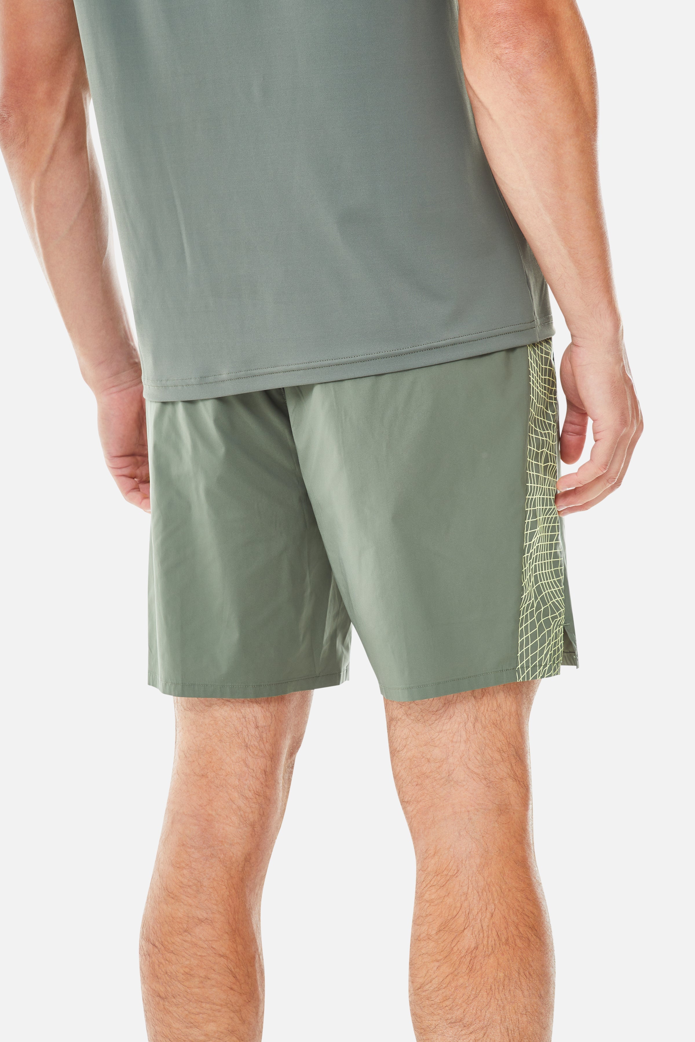 Vantage Tee Twinset - Dark Fern/Pale Citrus
