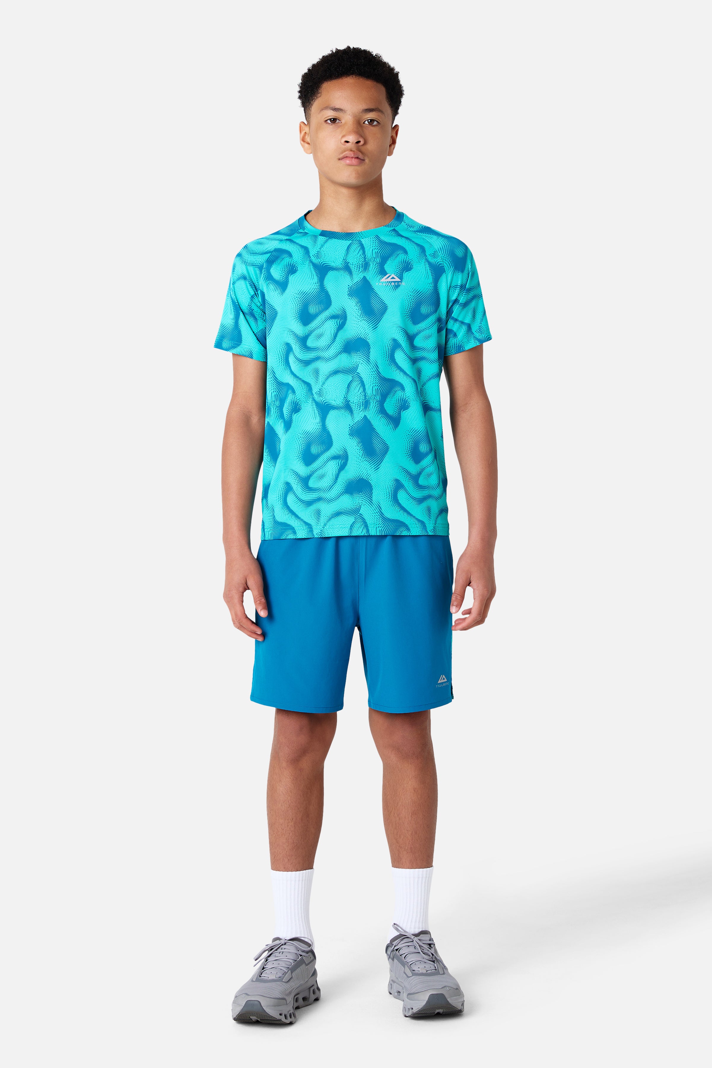 Boys Kinetic Tee - Ocean Spray/Tropical Depths