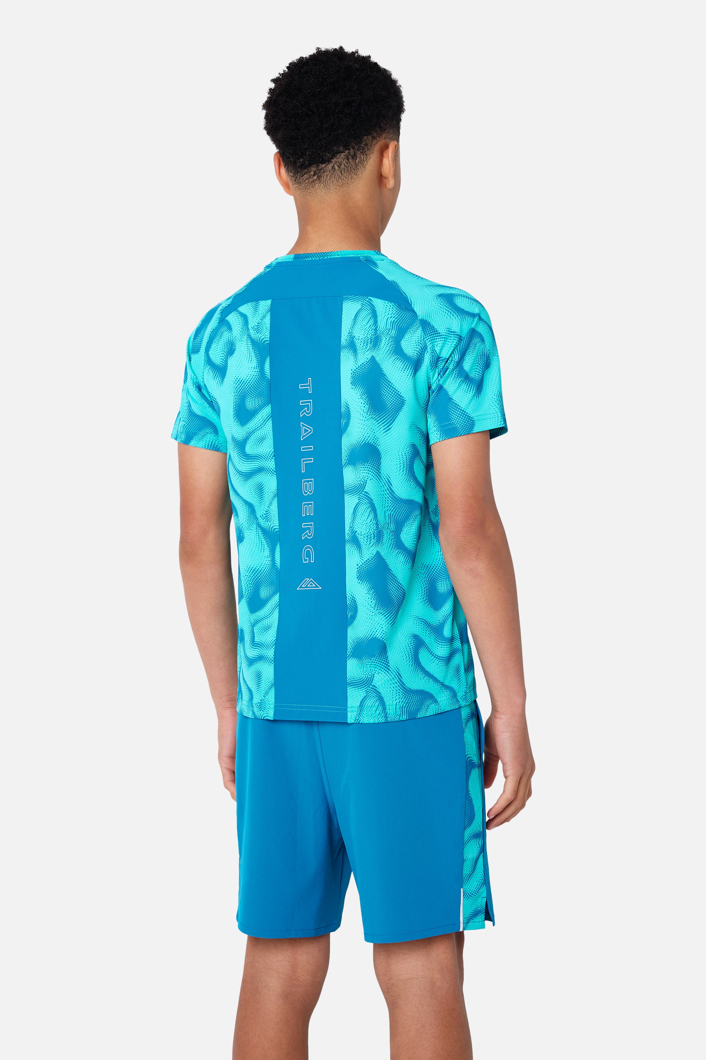 Boys Kinetic Tee - Ocean Spray/Tropical Depths