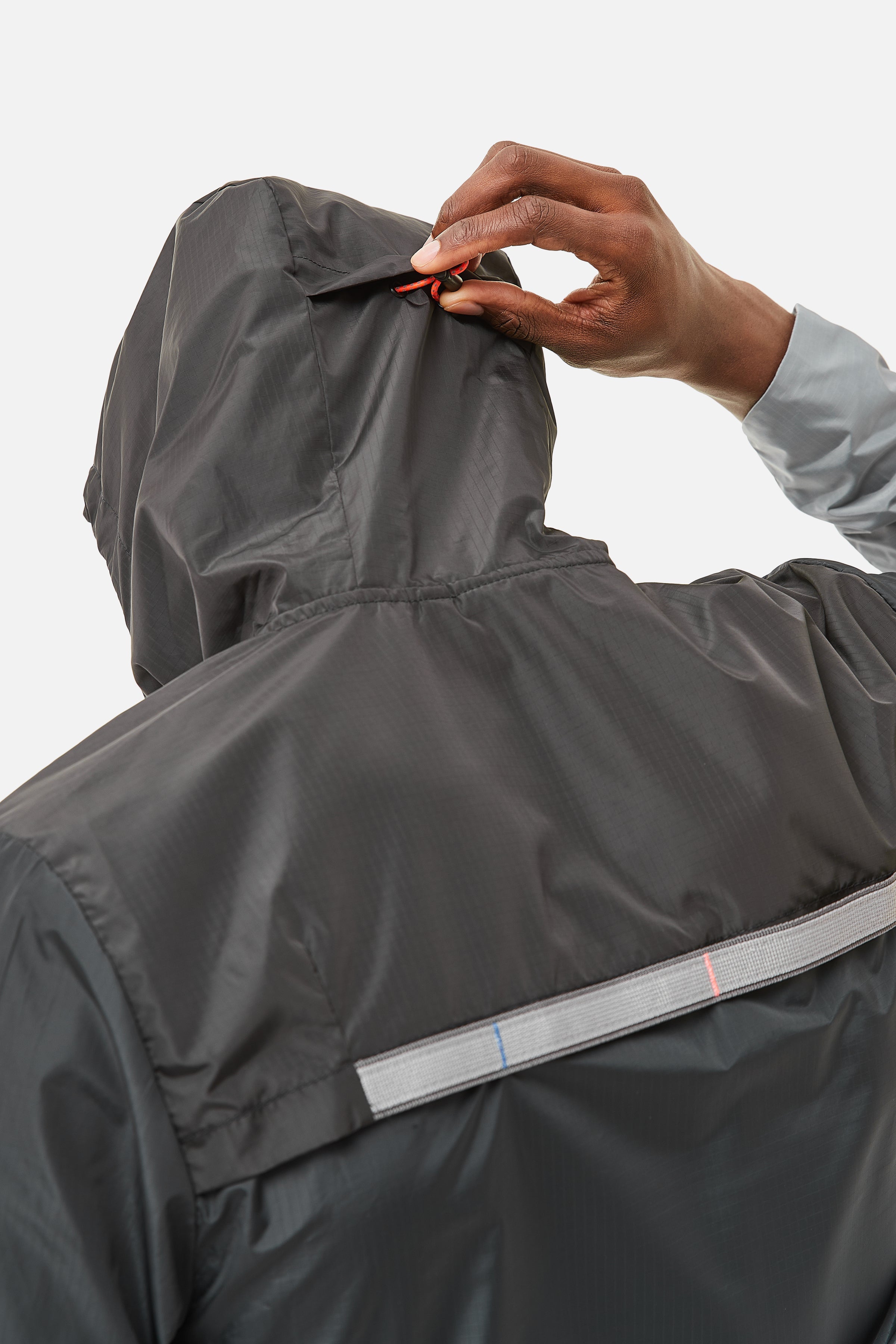 Gradient Windbreaker - Black/Grey