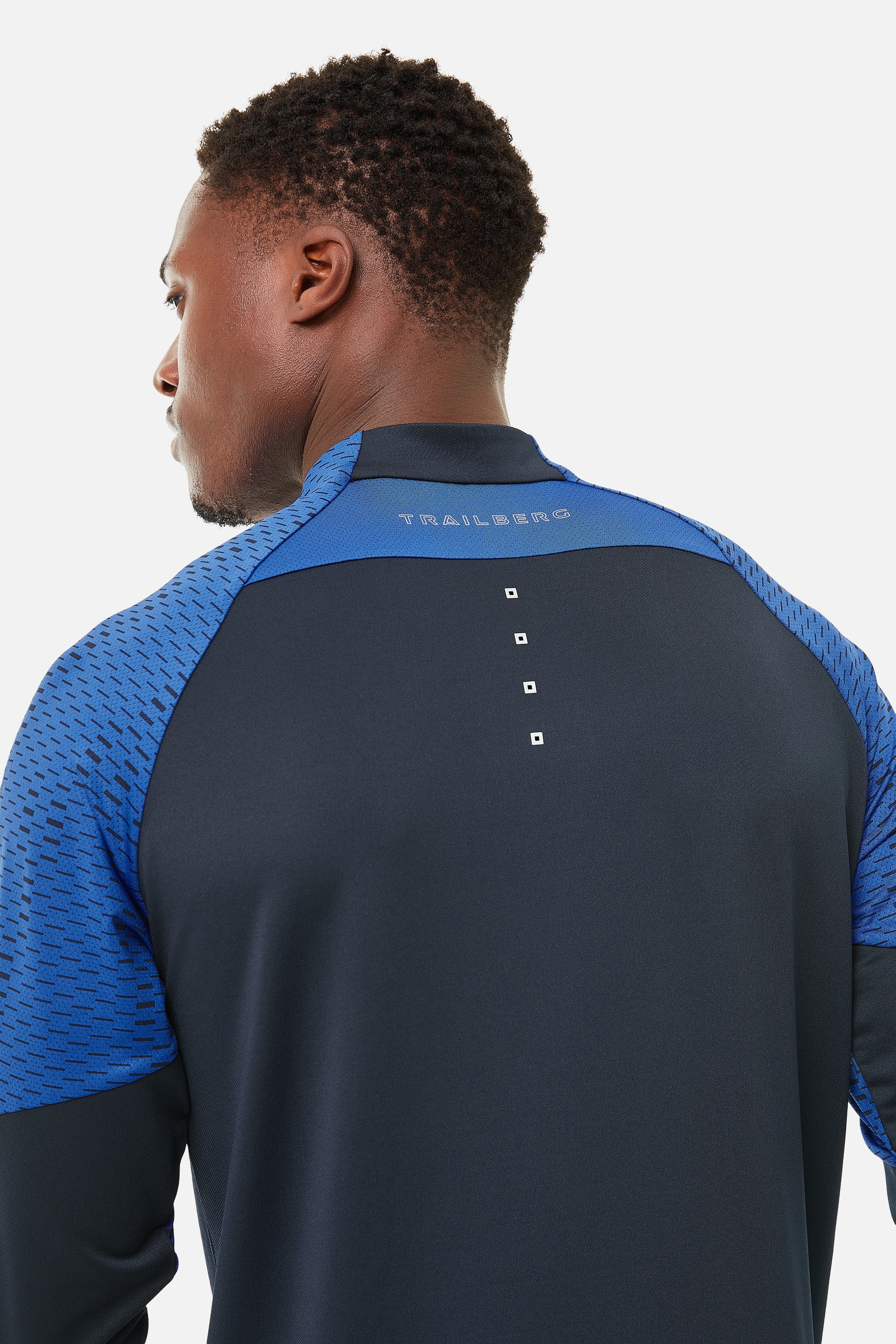 Motion Quarter Zip - Navy/Cobalt