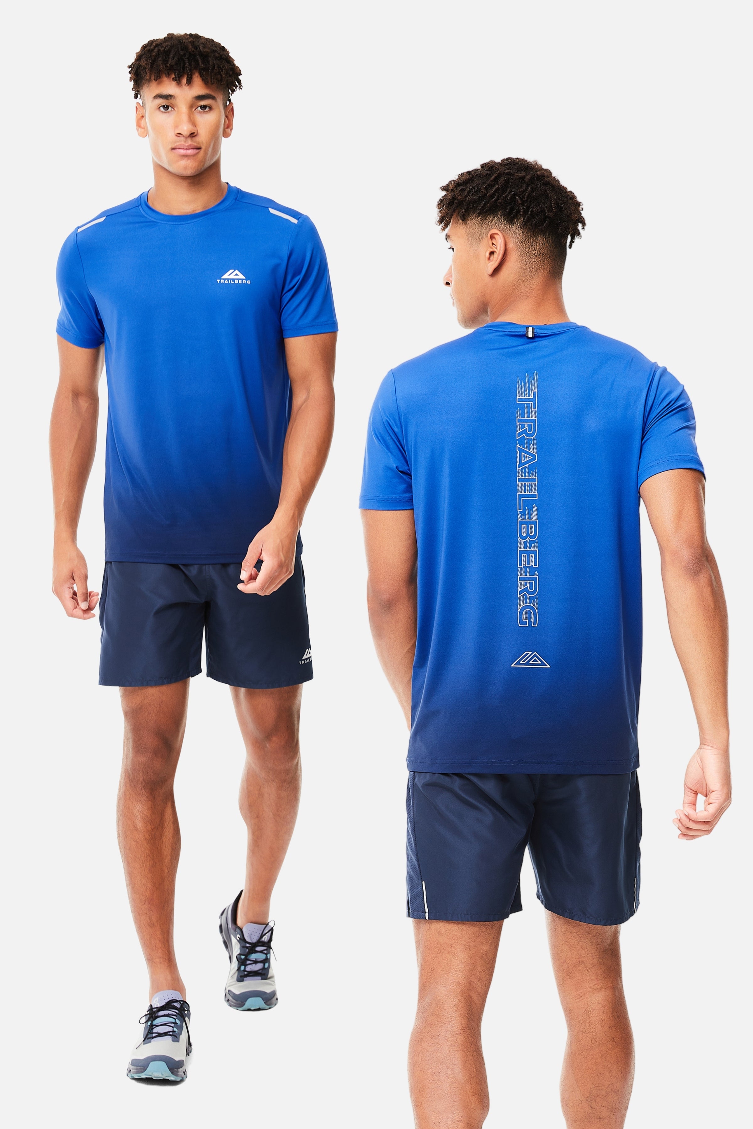 Gradient Essentials Twinset - Navy/Cobalt