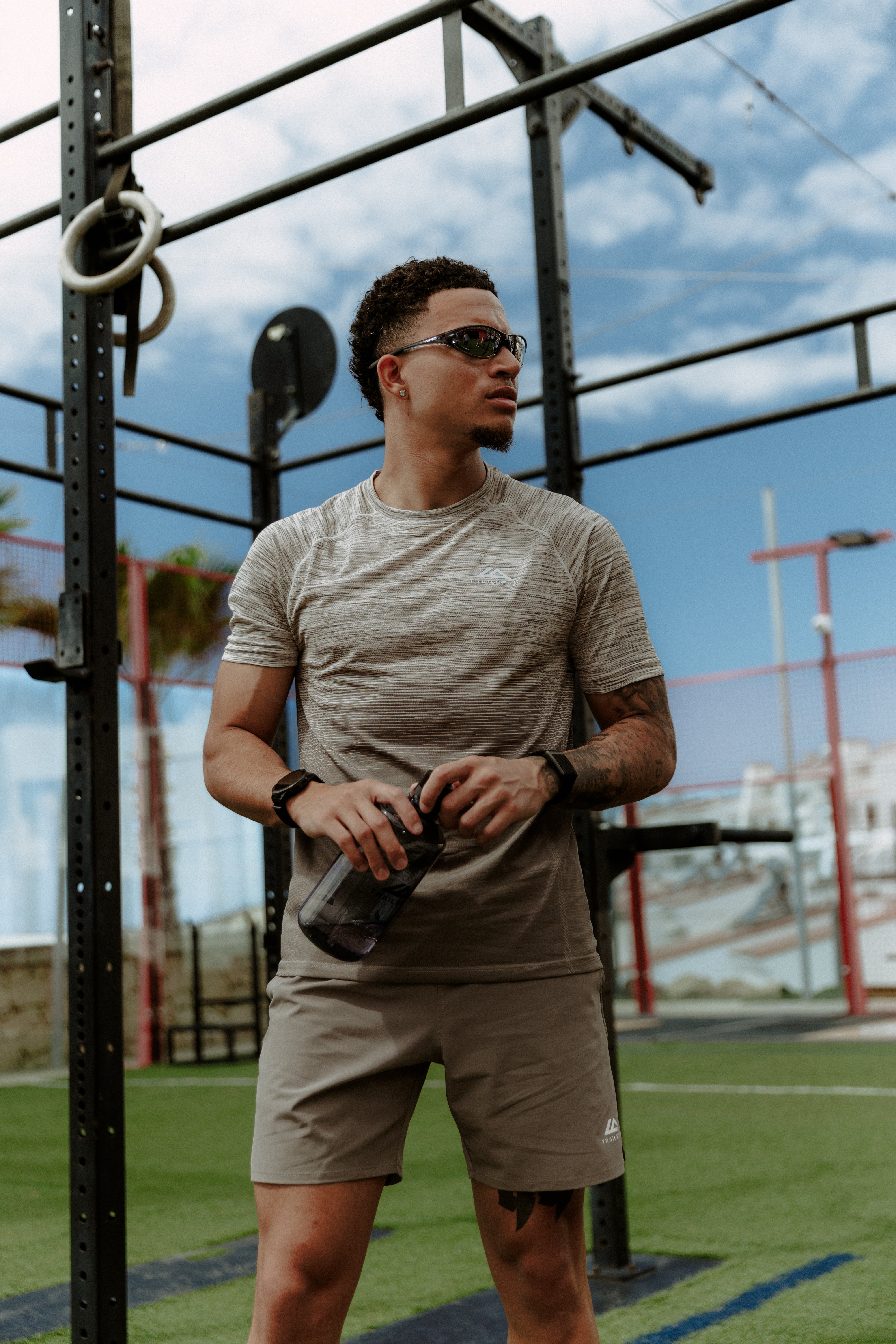 Arc Seamless 2.0 Tee - Mocha/Pebble Stone/Frosted Ridge/White