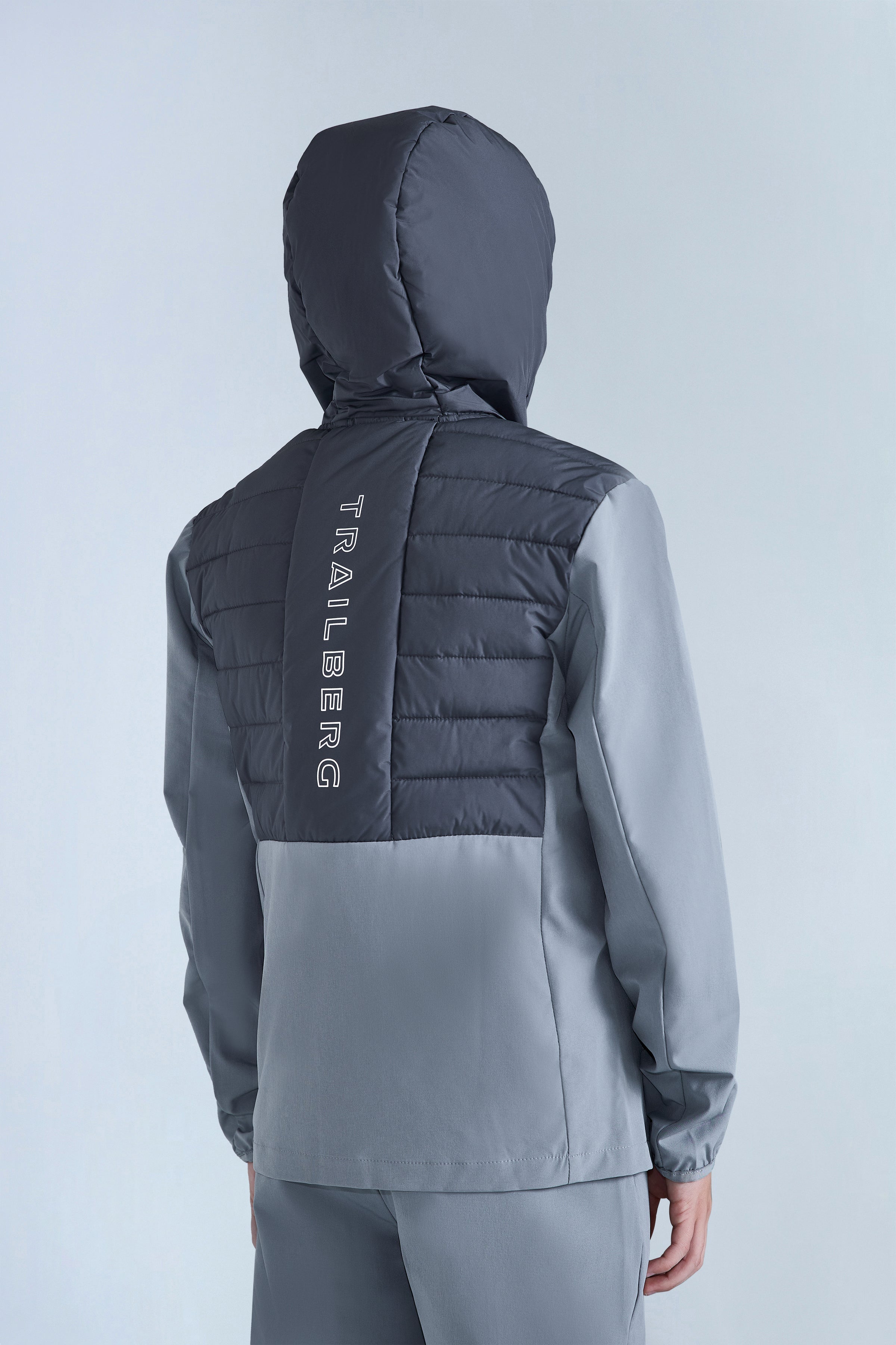 Boys Dune Hybrid Jacket - Moon Grey/Iron Grey