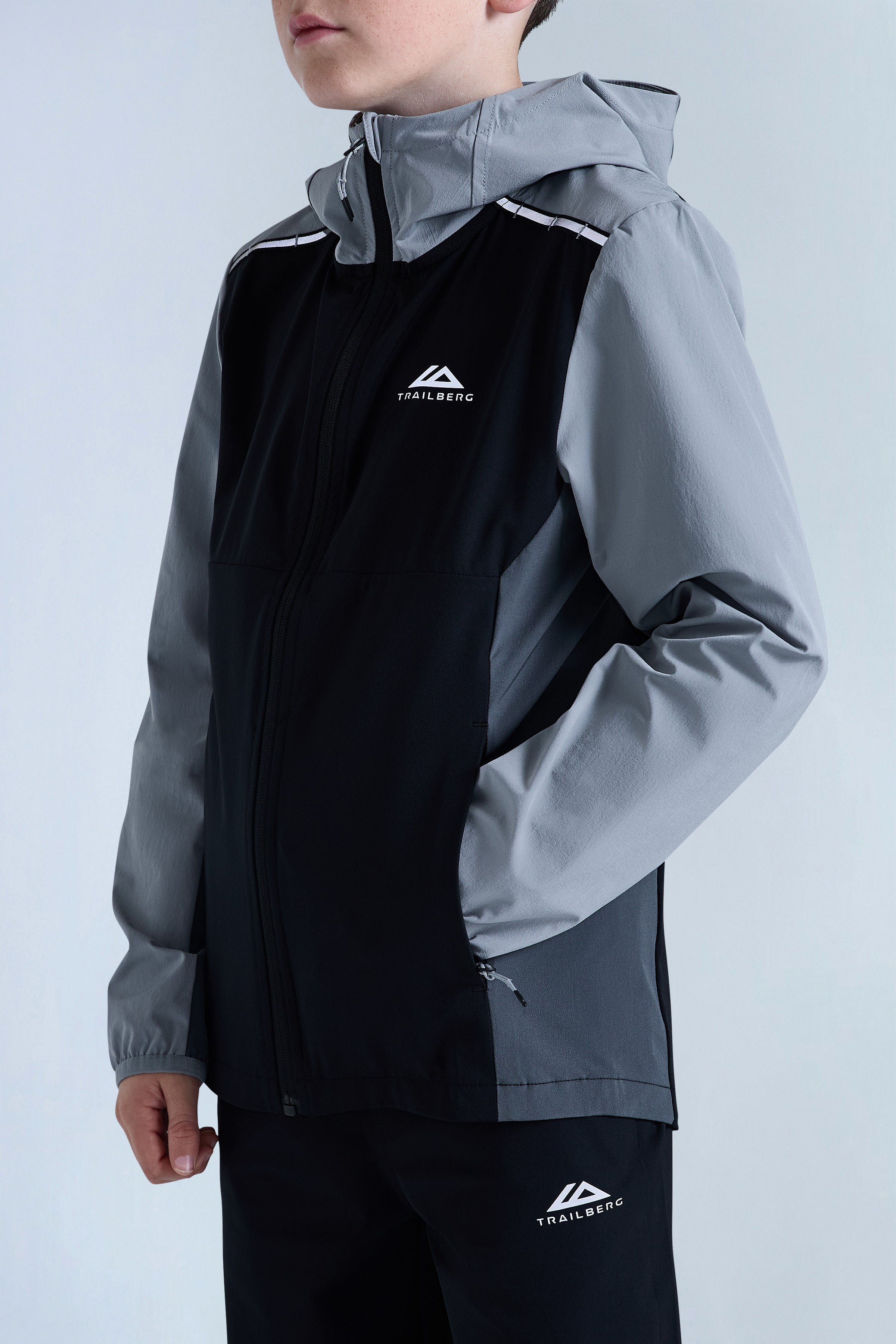Boys Triathlon 2.0 Tracksuit - Black/Iron Grey