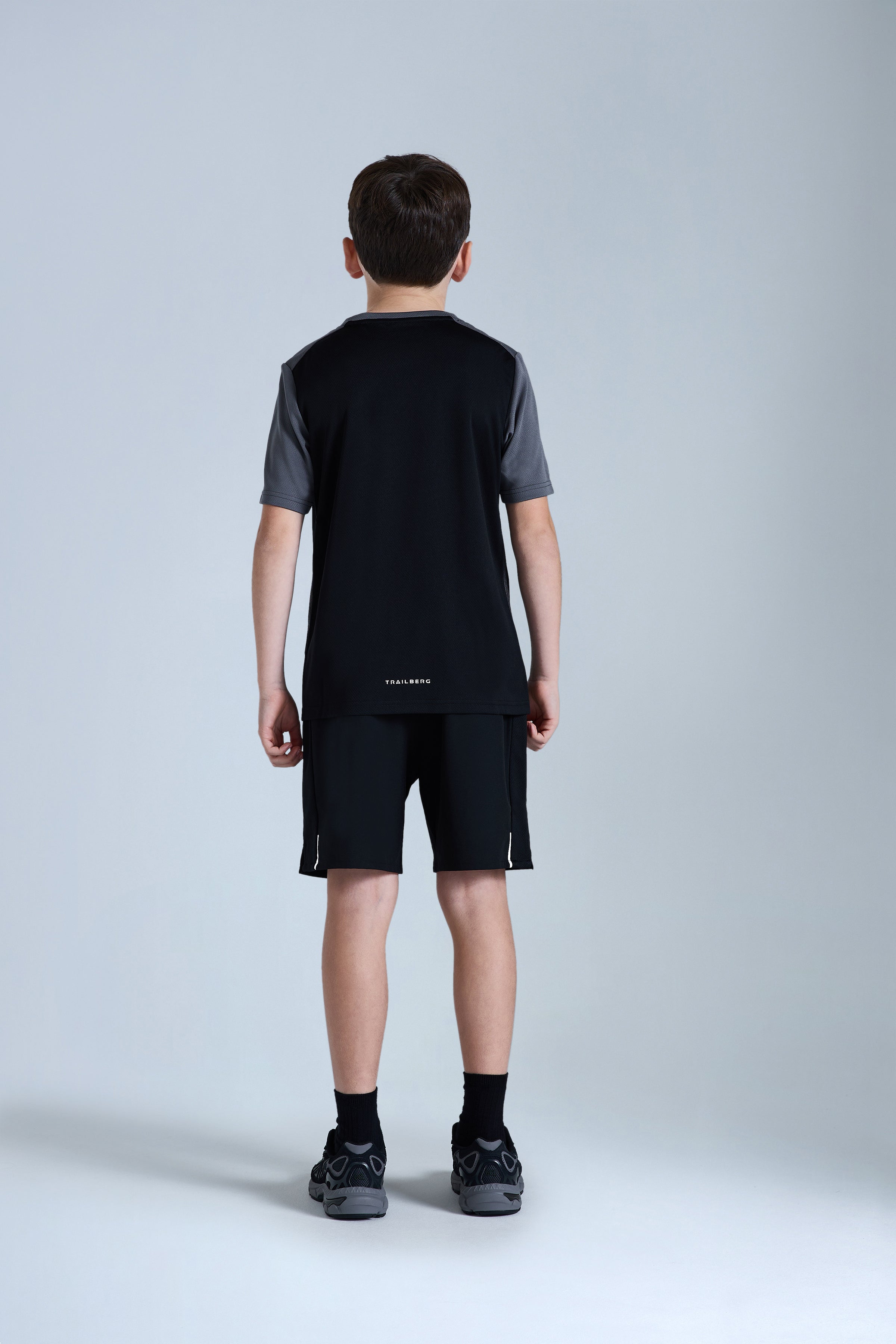 Boys Essentials Twinset - Black/Urban Smoke