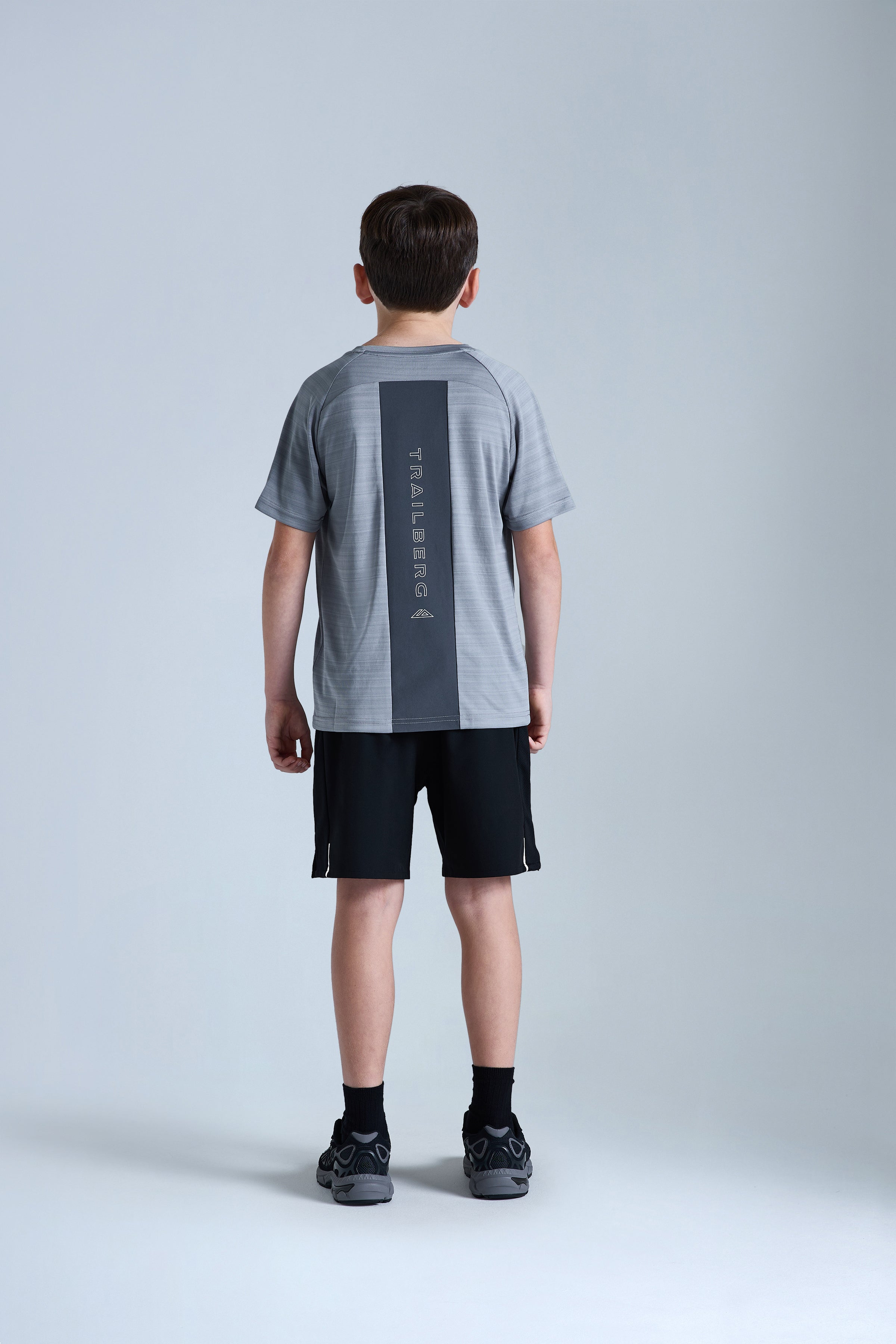 Boys Cloud 2.0 T-Shirt - Moon Grey/Iron Grey