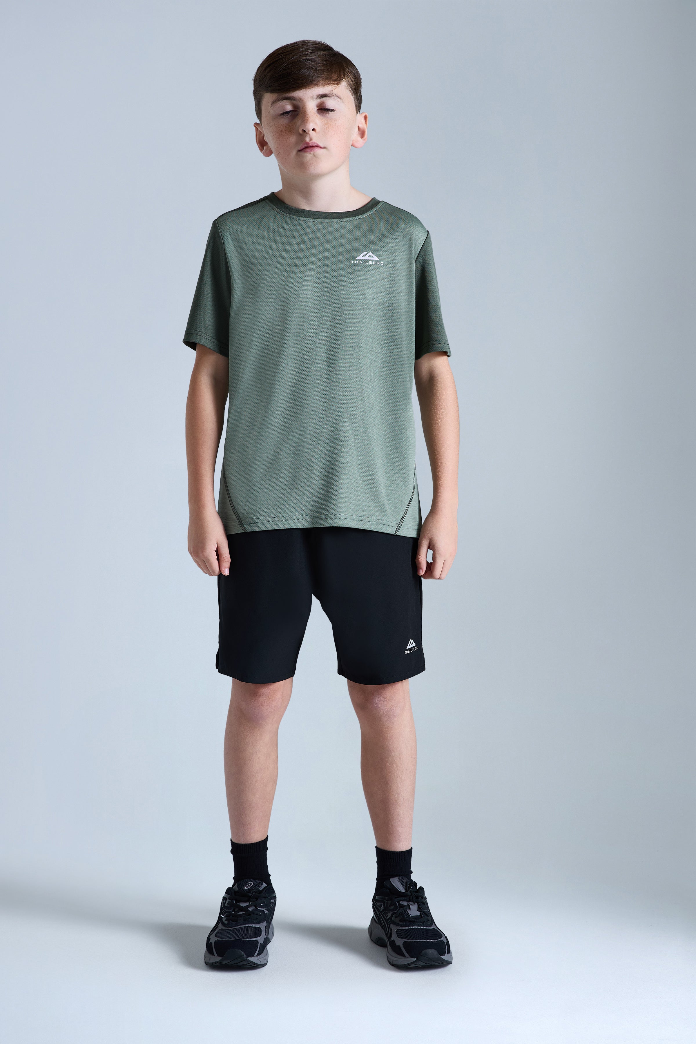 Boys Essentials T-Shirt - Tidal Green/Dark Fern