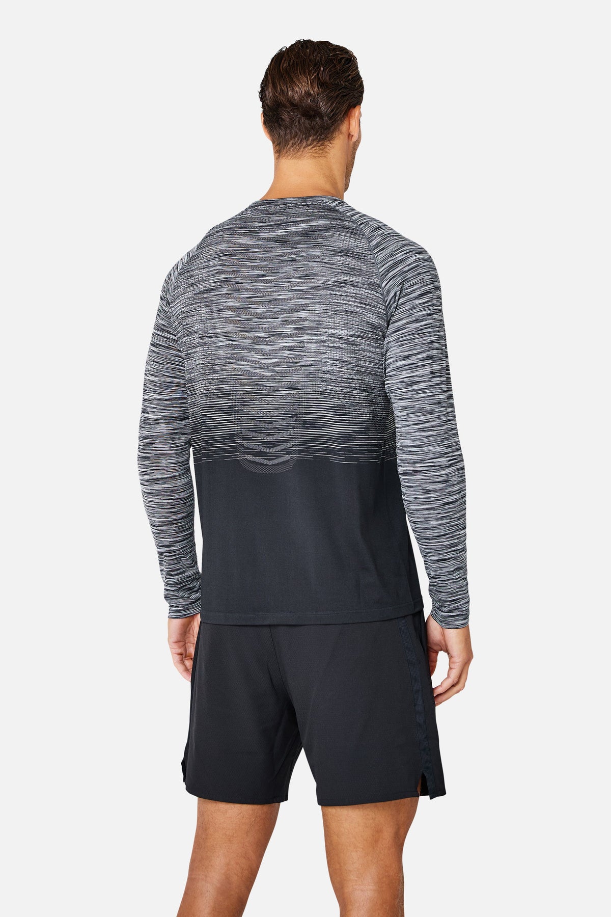 Arc Long Sleeve Gotthard Twinset - Black/Moon Grey