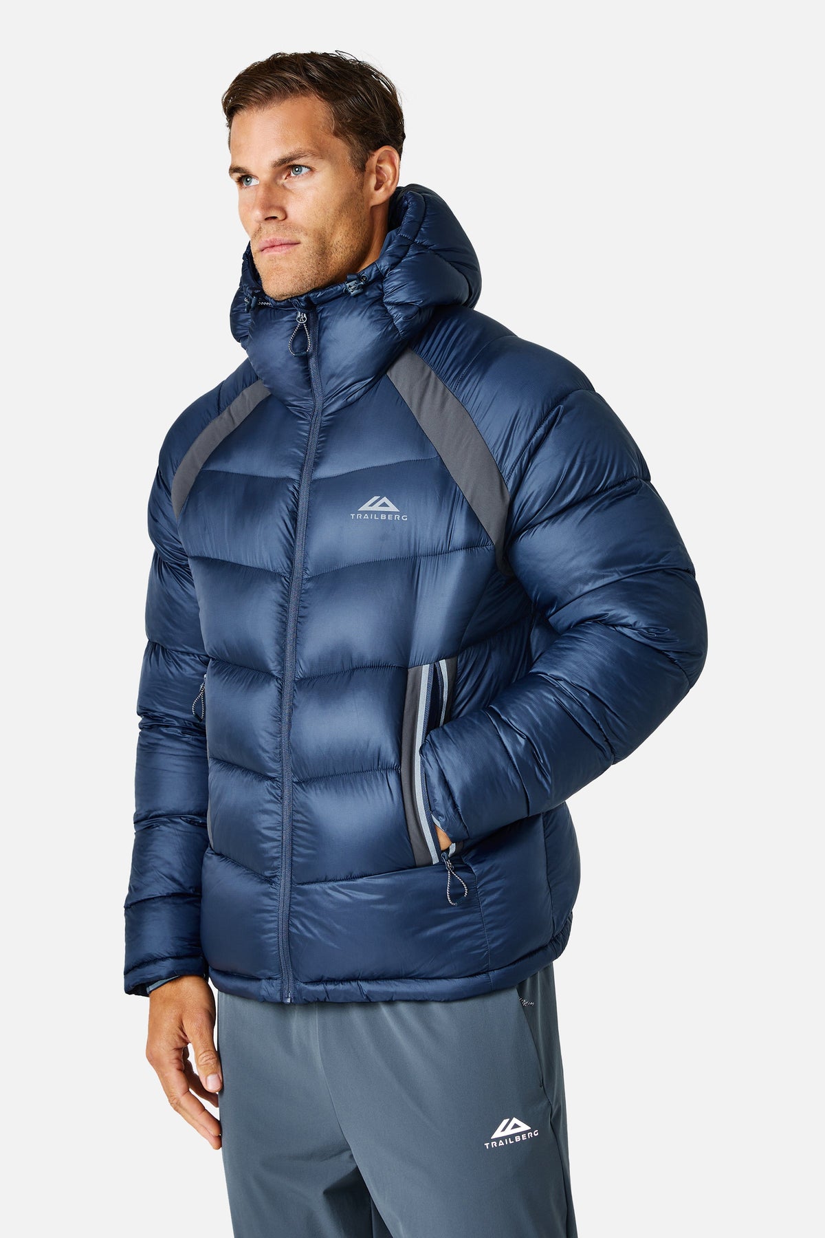 Zermat Insulated Jacket - Storm Blue/Volcano Grey