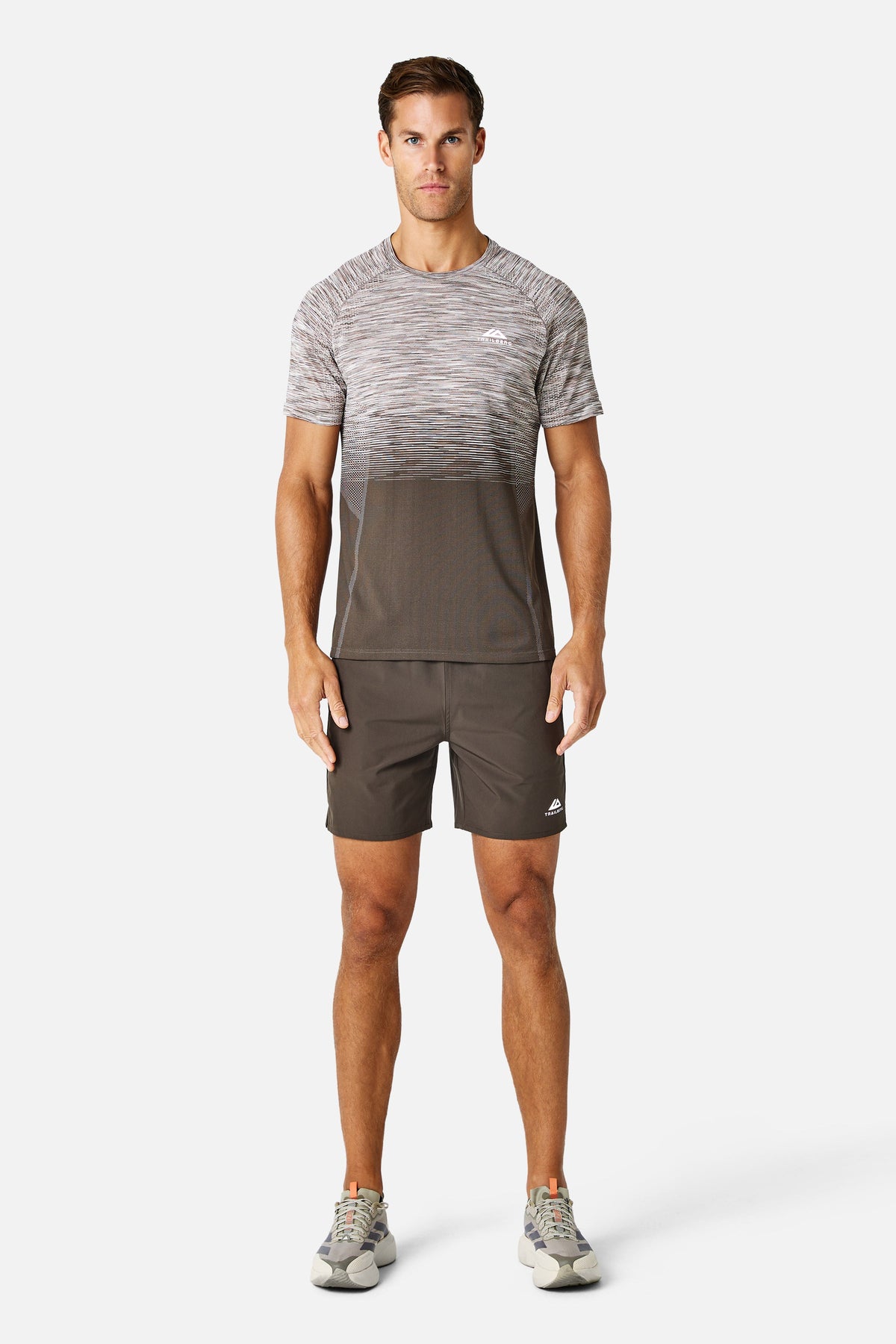 Arc Seamless 2.0 Tee - Mocha Ember/Ashborne/Pebblestone