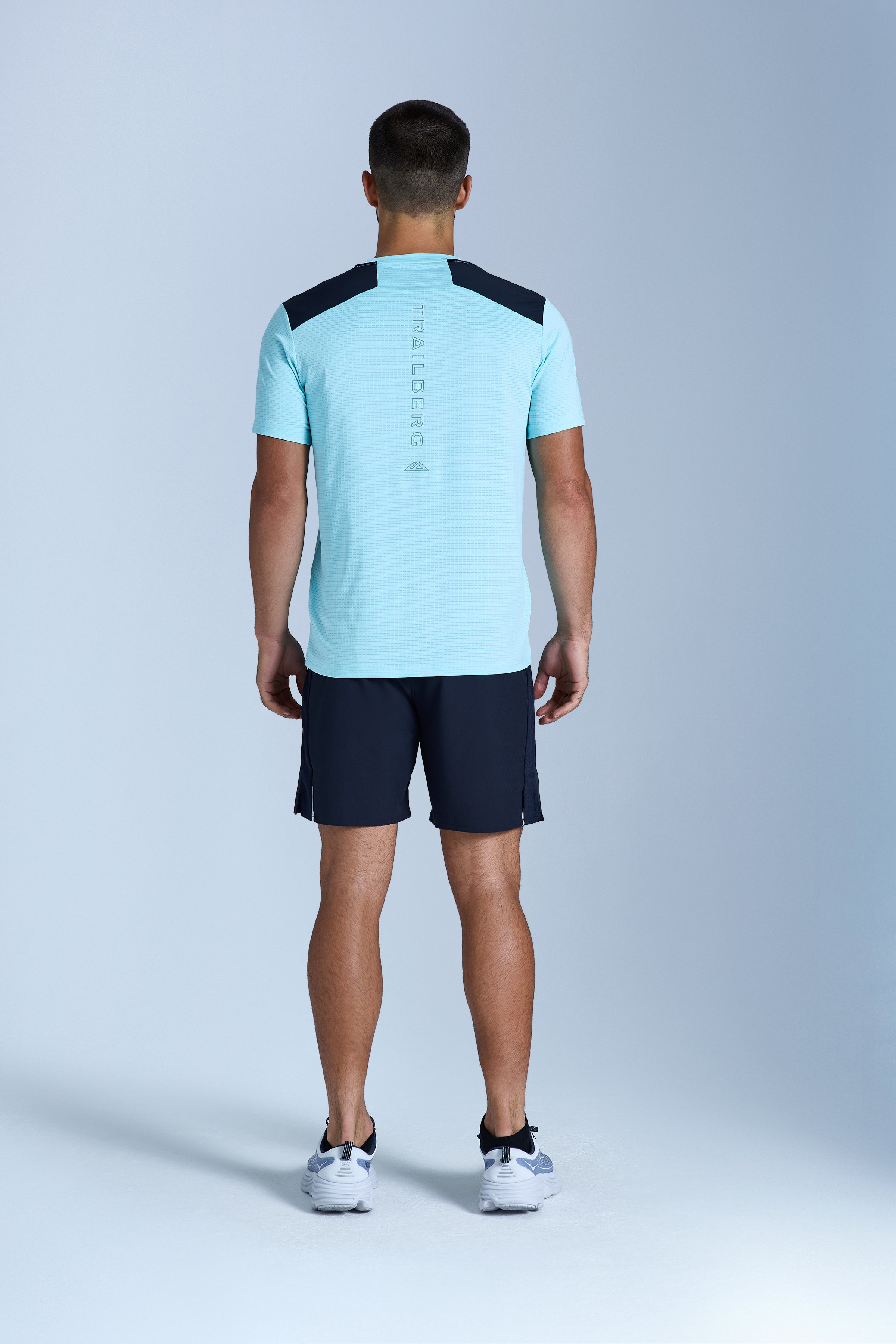 Rapid Dash 2.0 Tee - Deep Ocean/Cyan Wave