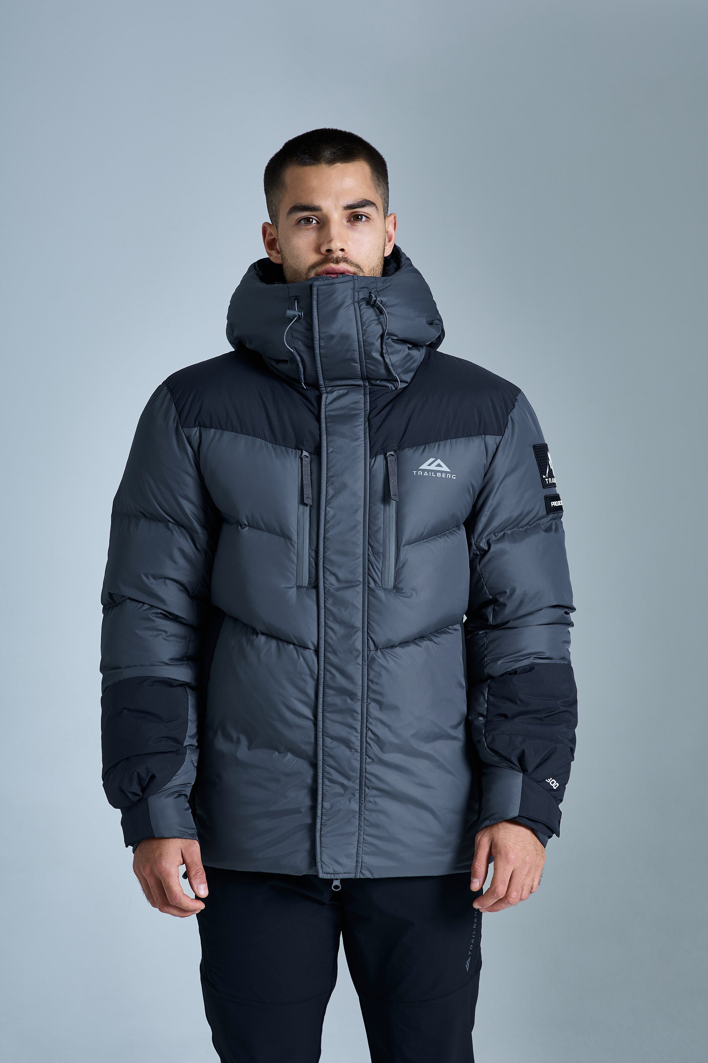 Everest 600F Down Jacket - Volcano Grey/Black