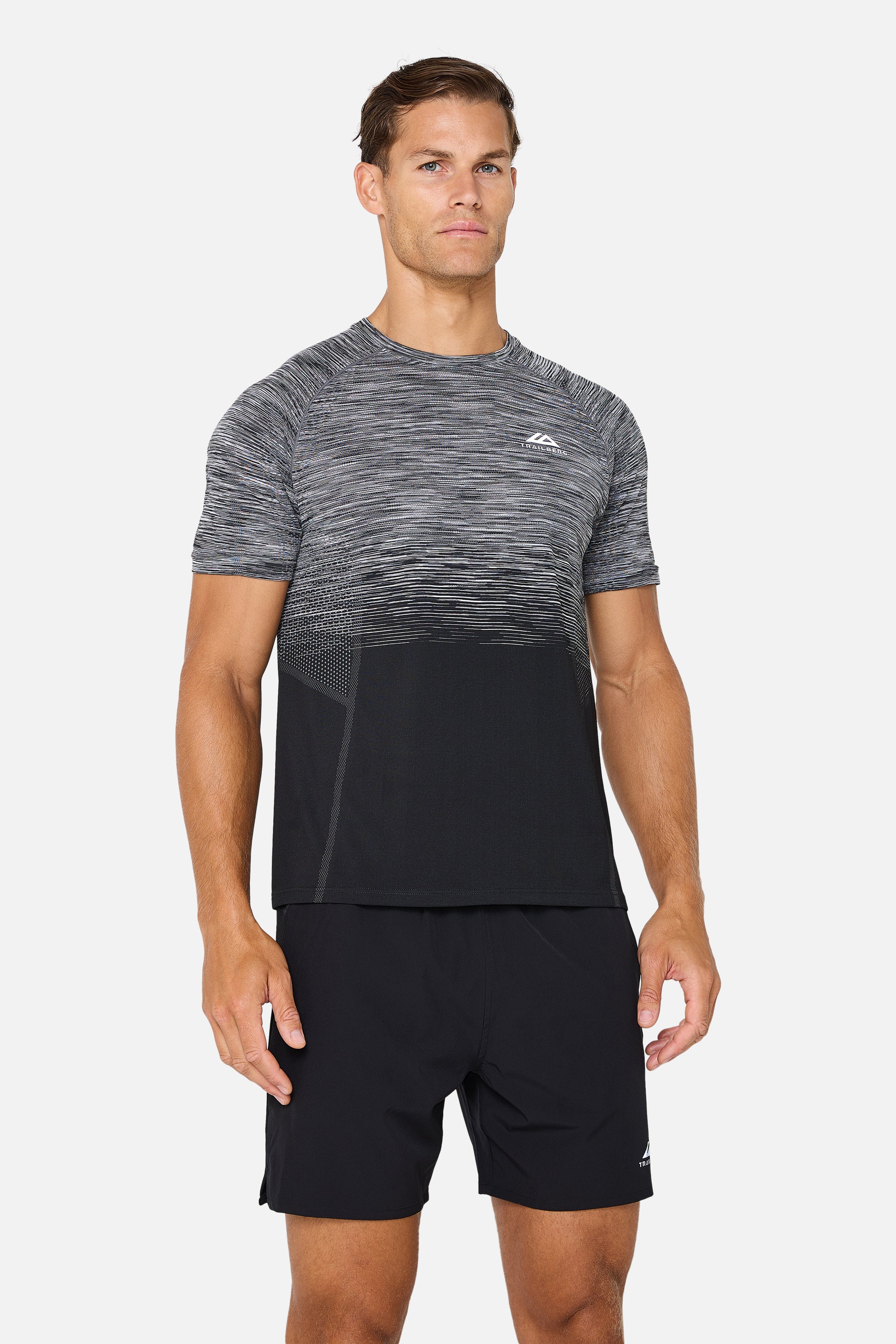 Arc Seamless 2.0 Tee - Black/Moon Grey/Urban Smoke/White