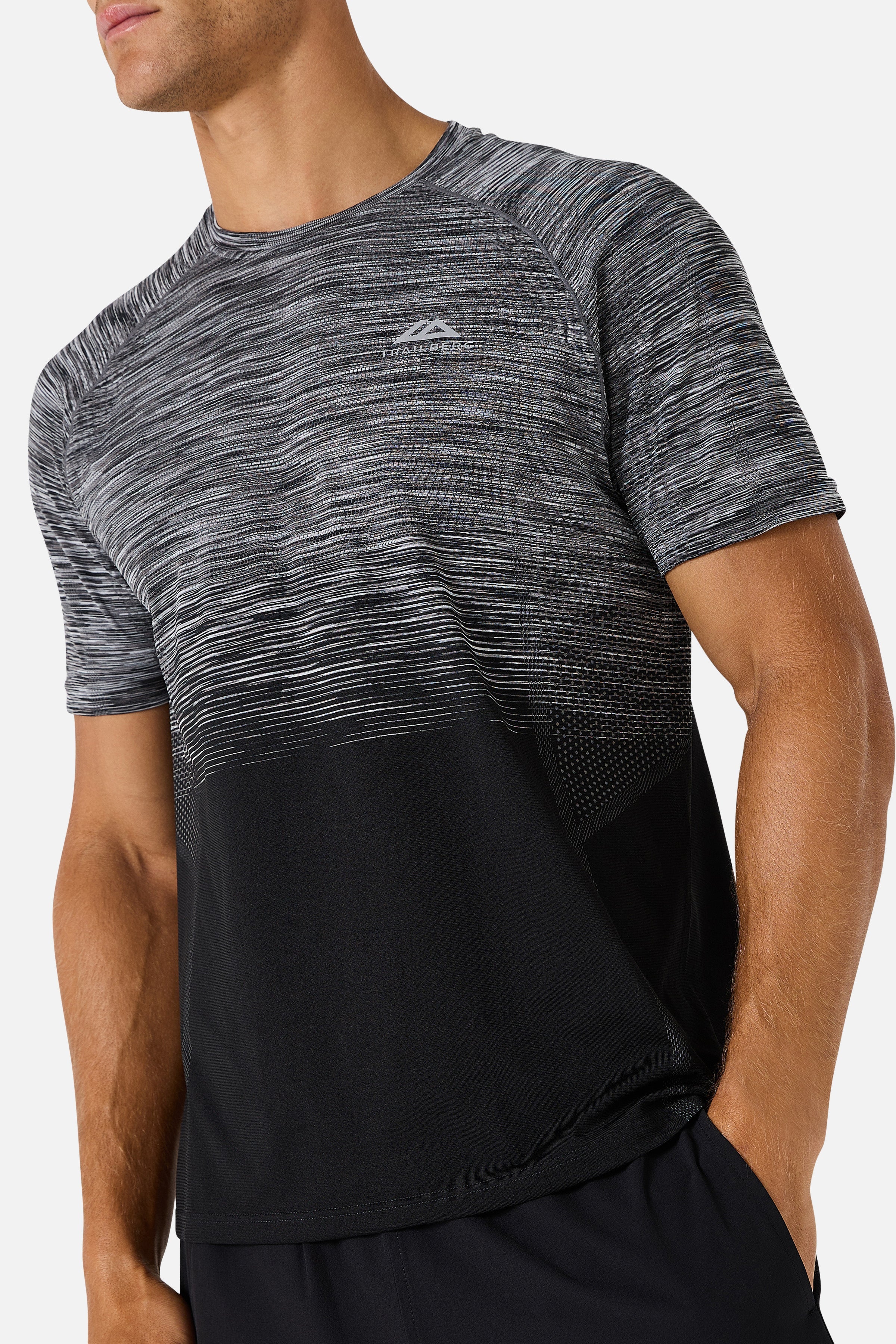 Arc Seamless 2.0 Tee - Black/Moon Grey/Urban Smoke/White