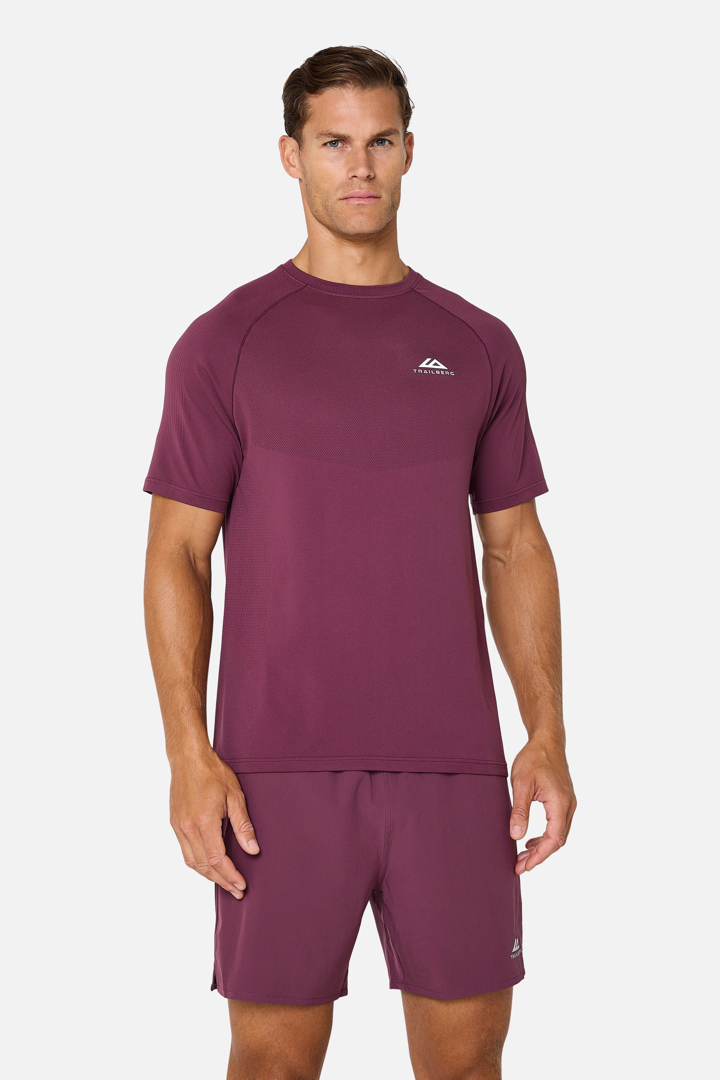 Driftline Seamless Tee - Deep Merlot