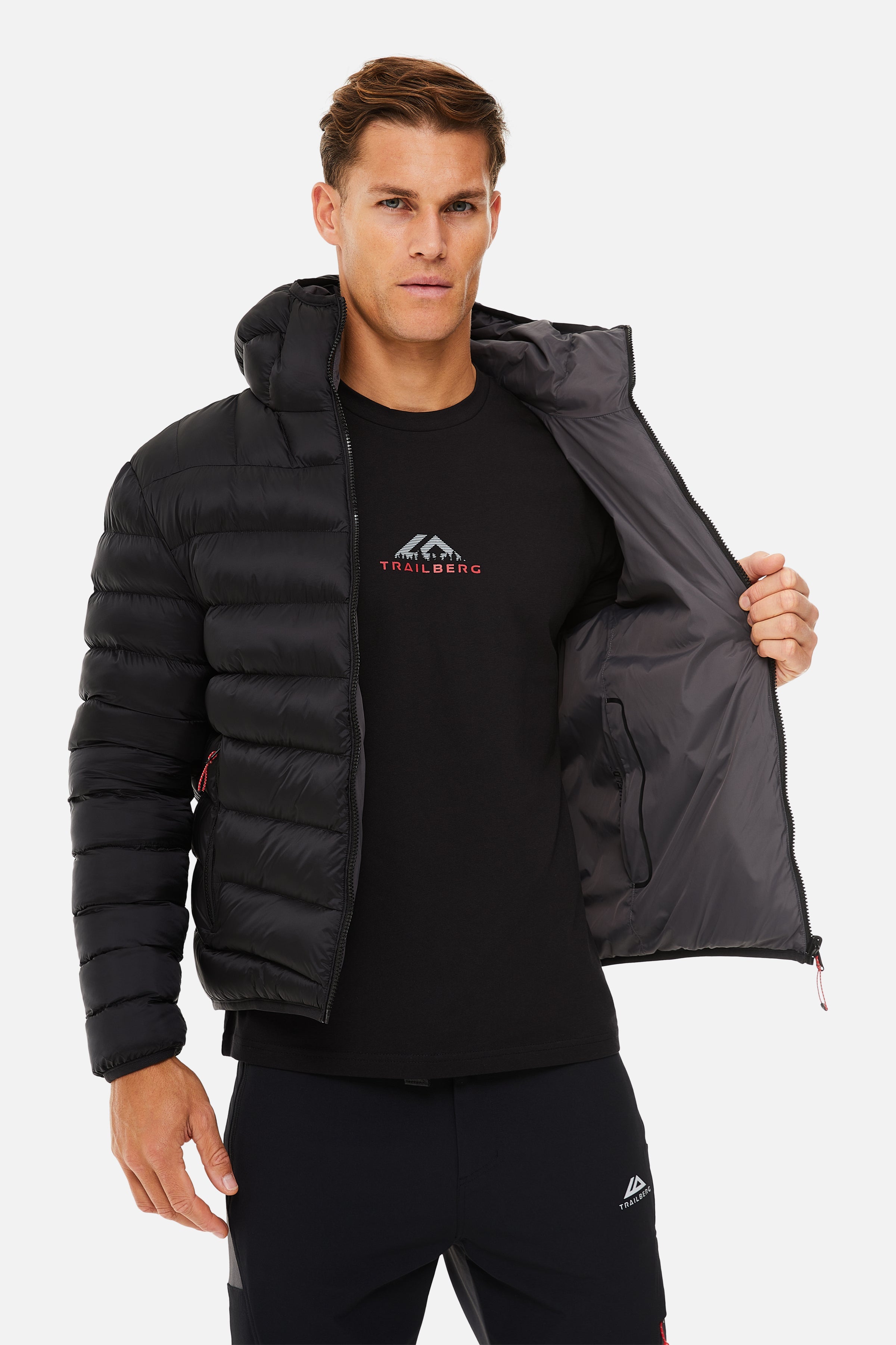 Valais Reversible Jacket - Black/Grey