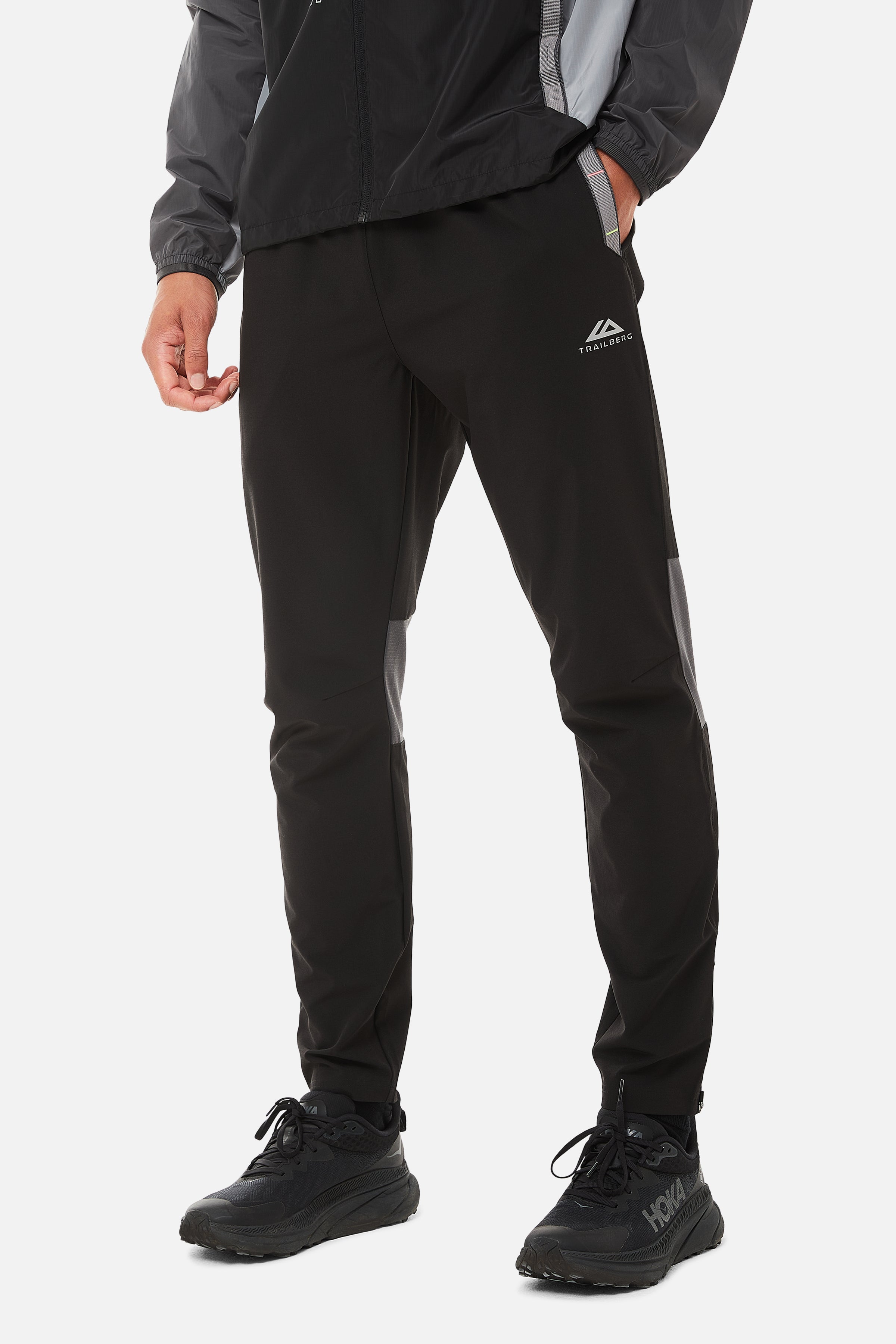 AW24 Triathlon Tracksuit - Black/Grey