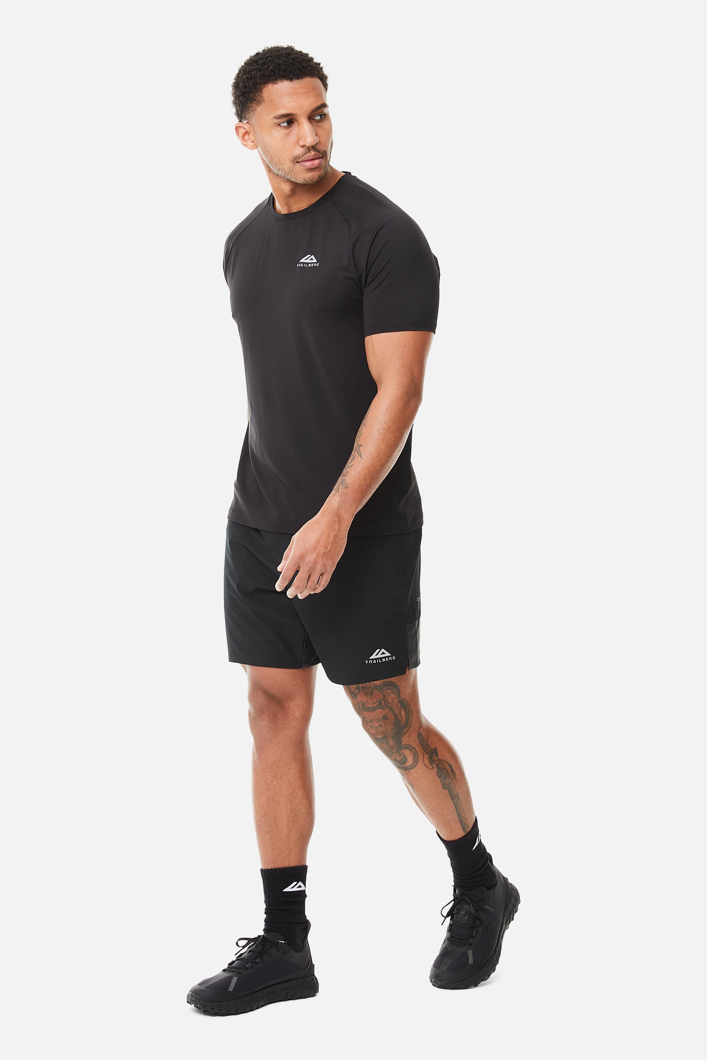 Rapid Grid Tee - Black