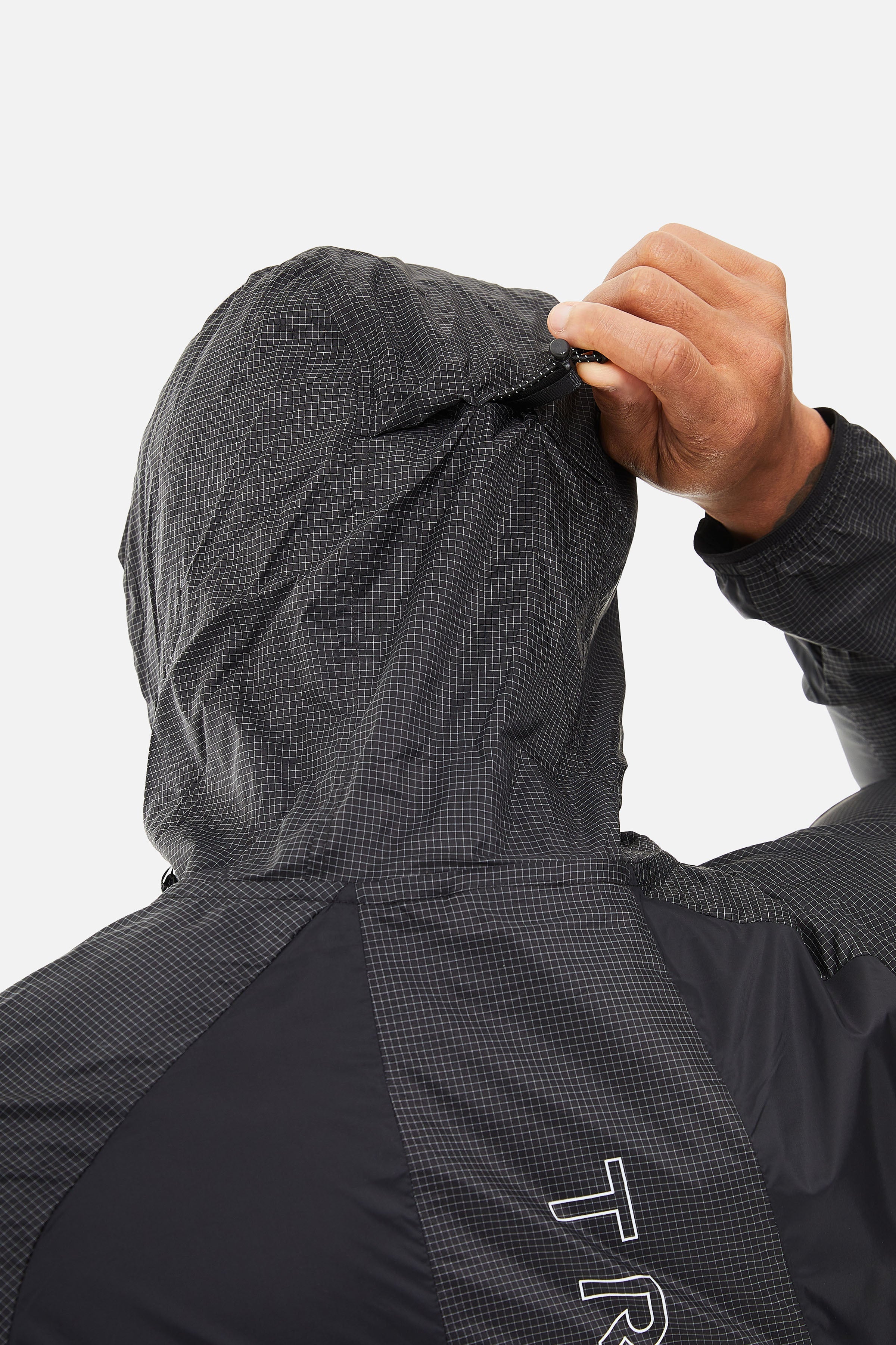 Rapid Grid Windbreaker - Black