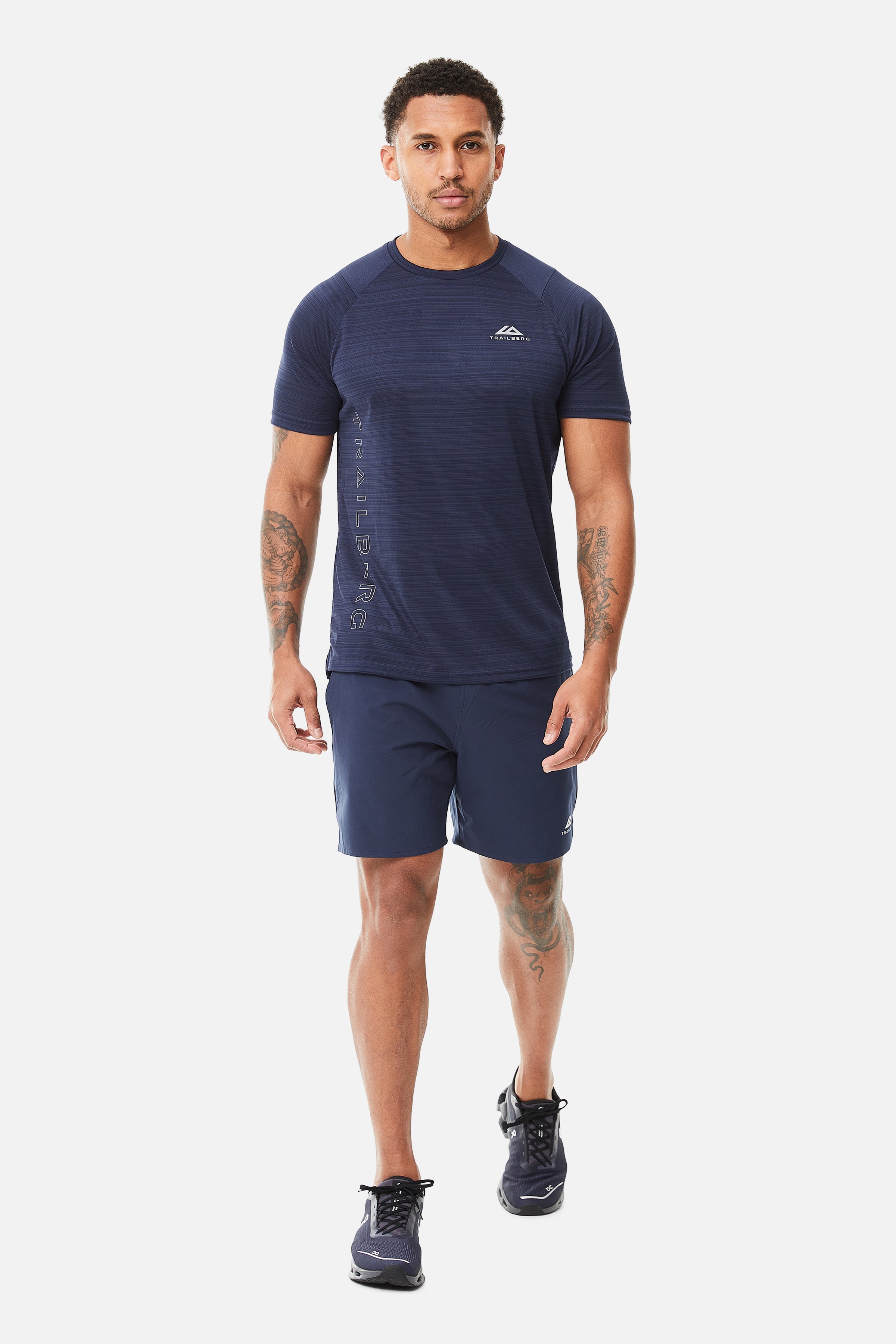 Triathlon Tee SS25 - Navy Blue