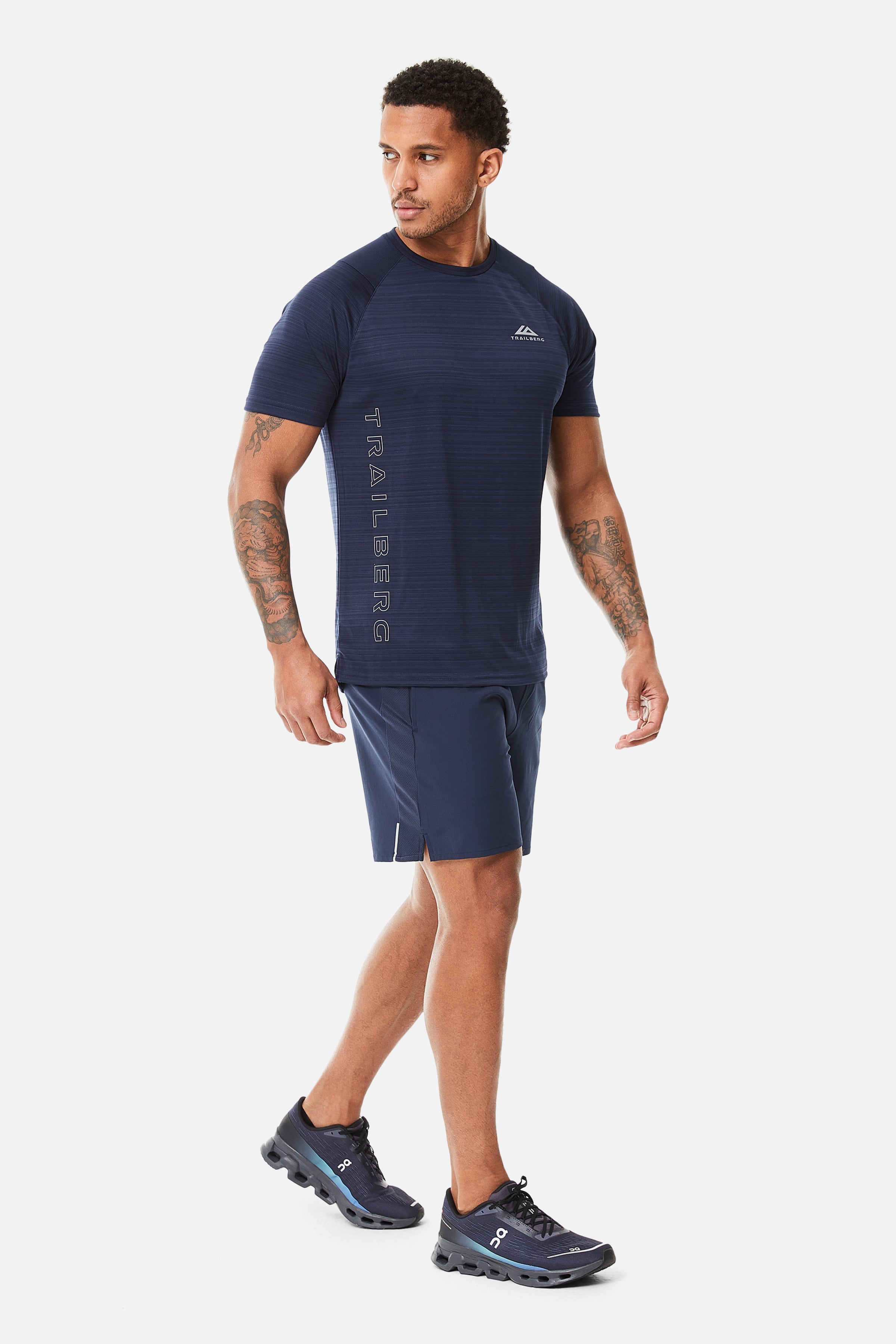 Triathlon Tee SS25 - Navy Blue