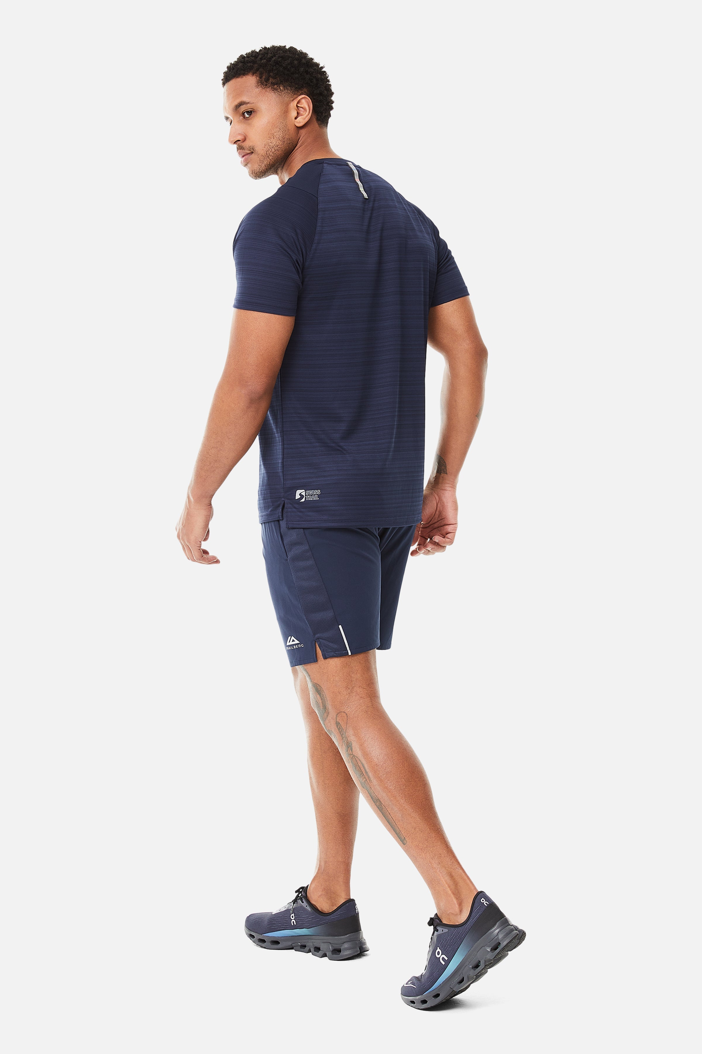 Triathlon Tee SS25 - Navy Blue