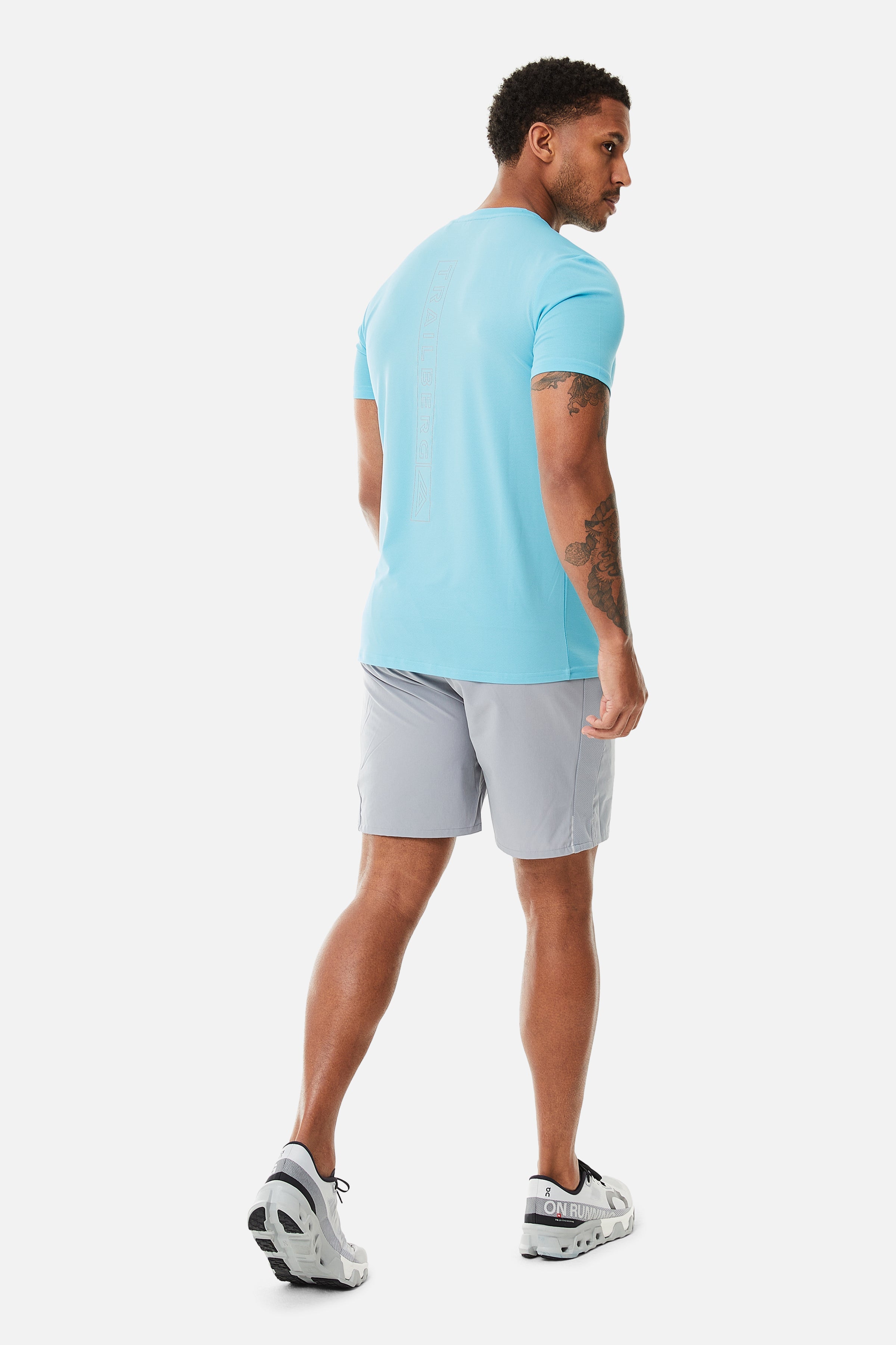 Crest Tee - Electric Azure