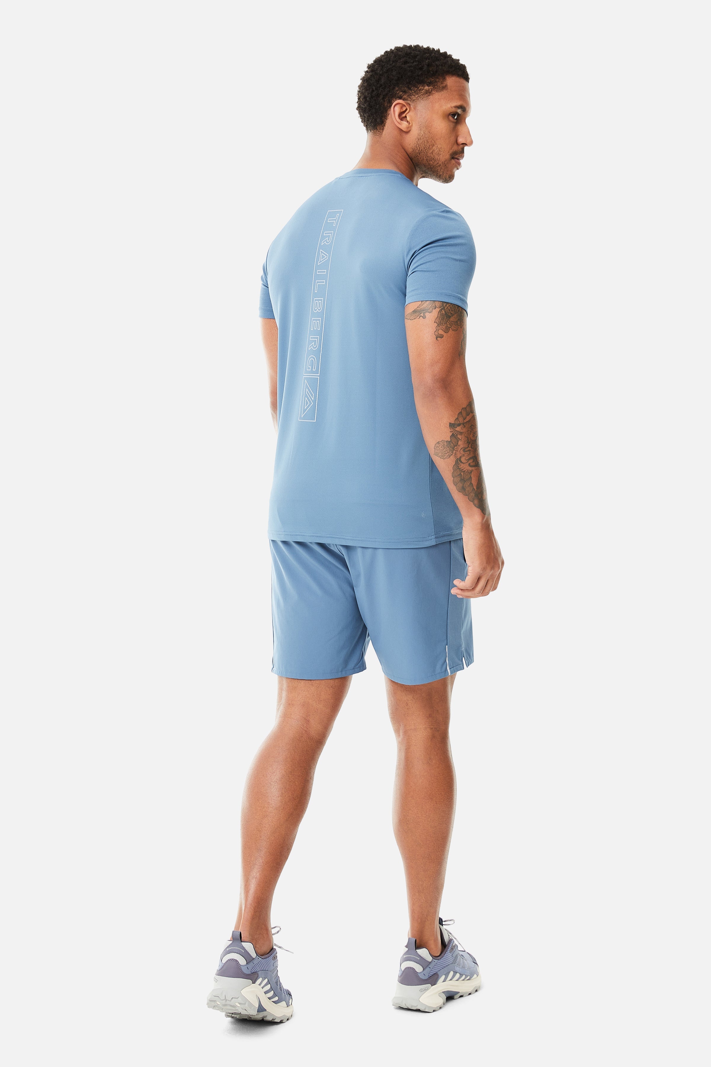 Crest Tee - Astra Blue
