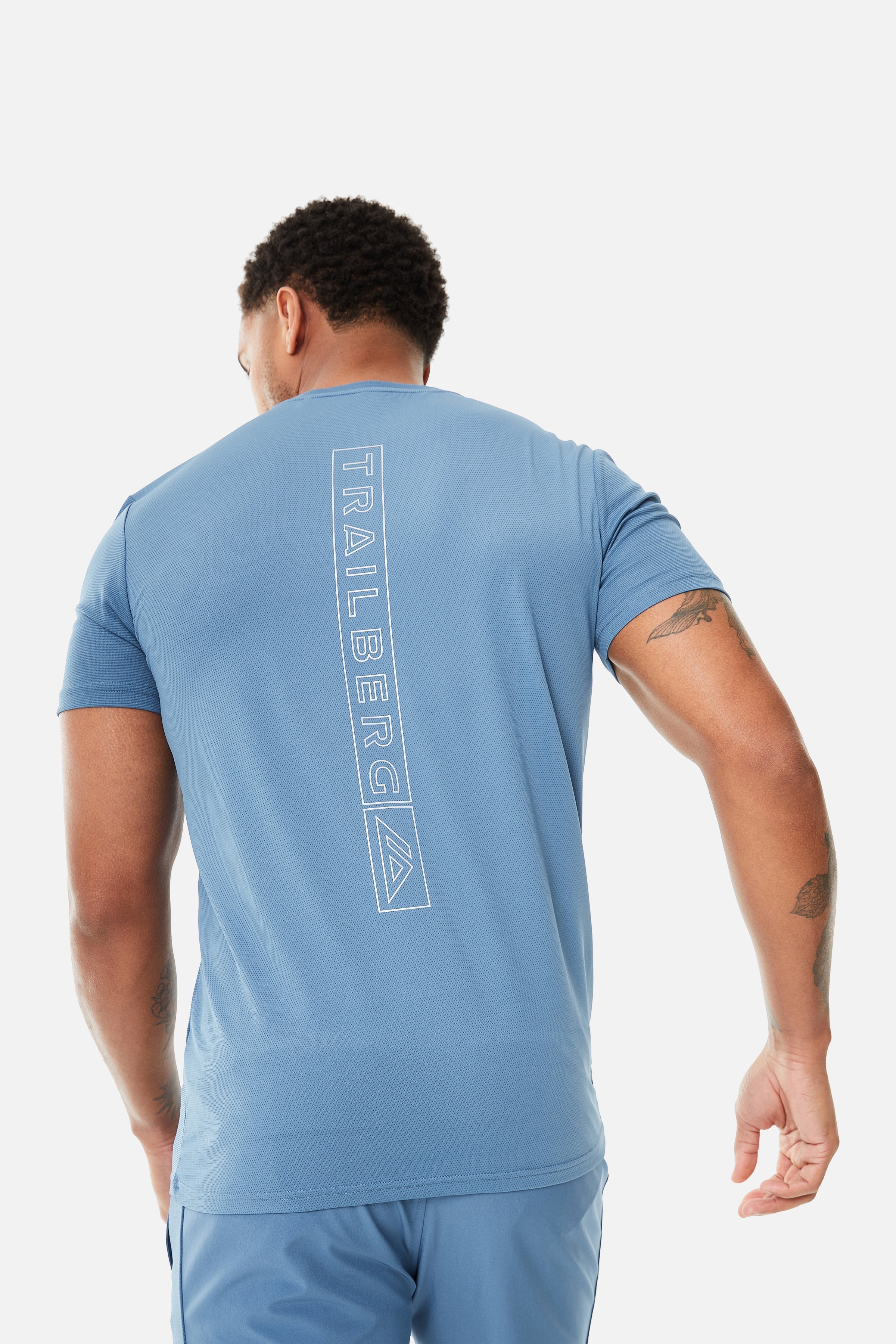 Crest Tee - Astra Blue