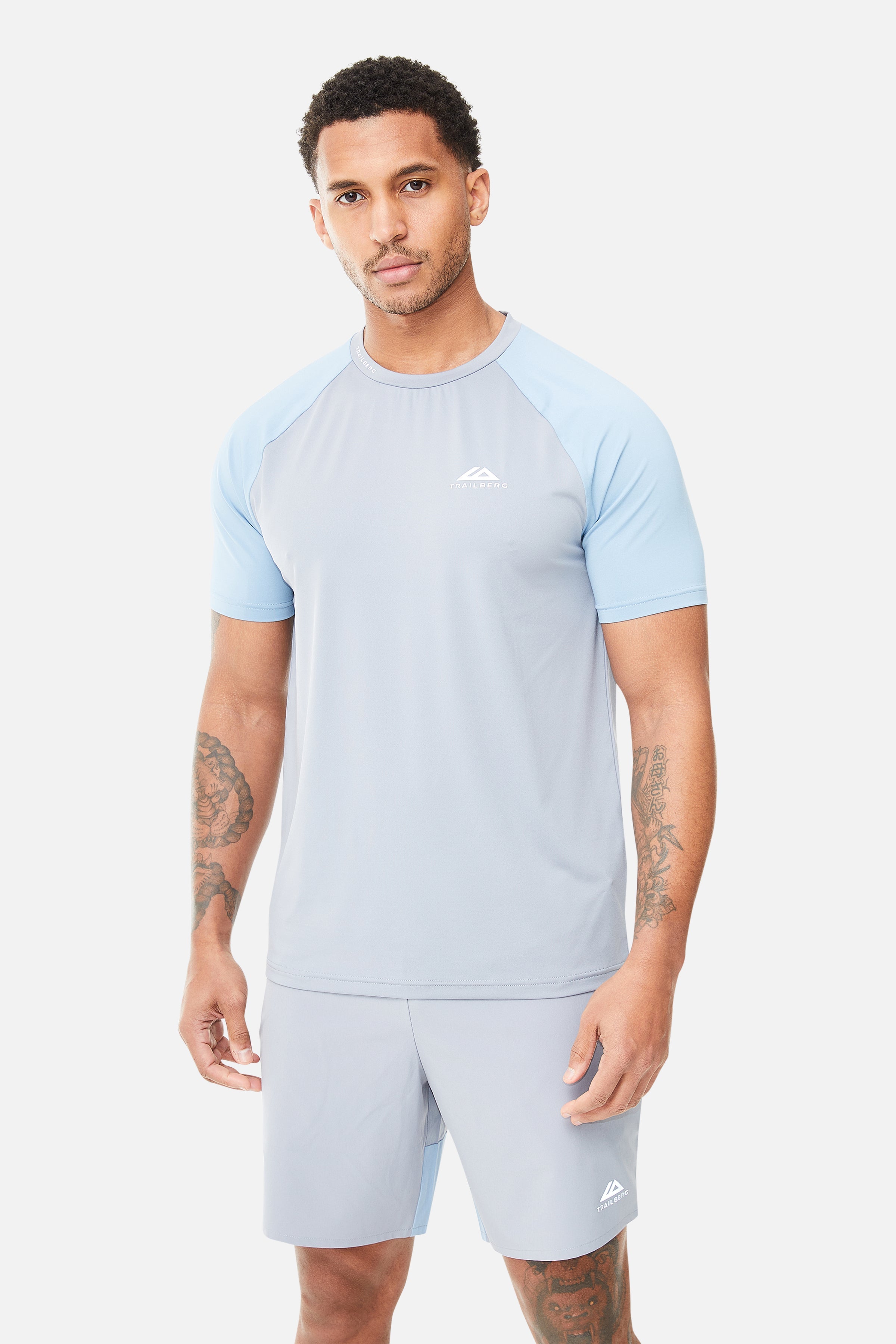 Aperture Tee - Cloud Haze/Washed Indigo