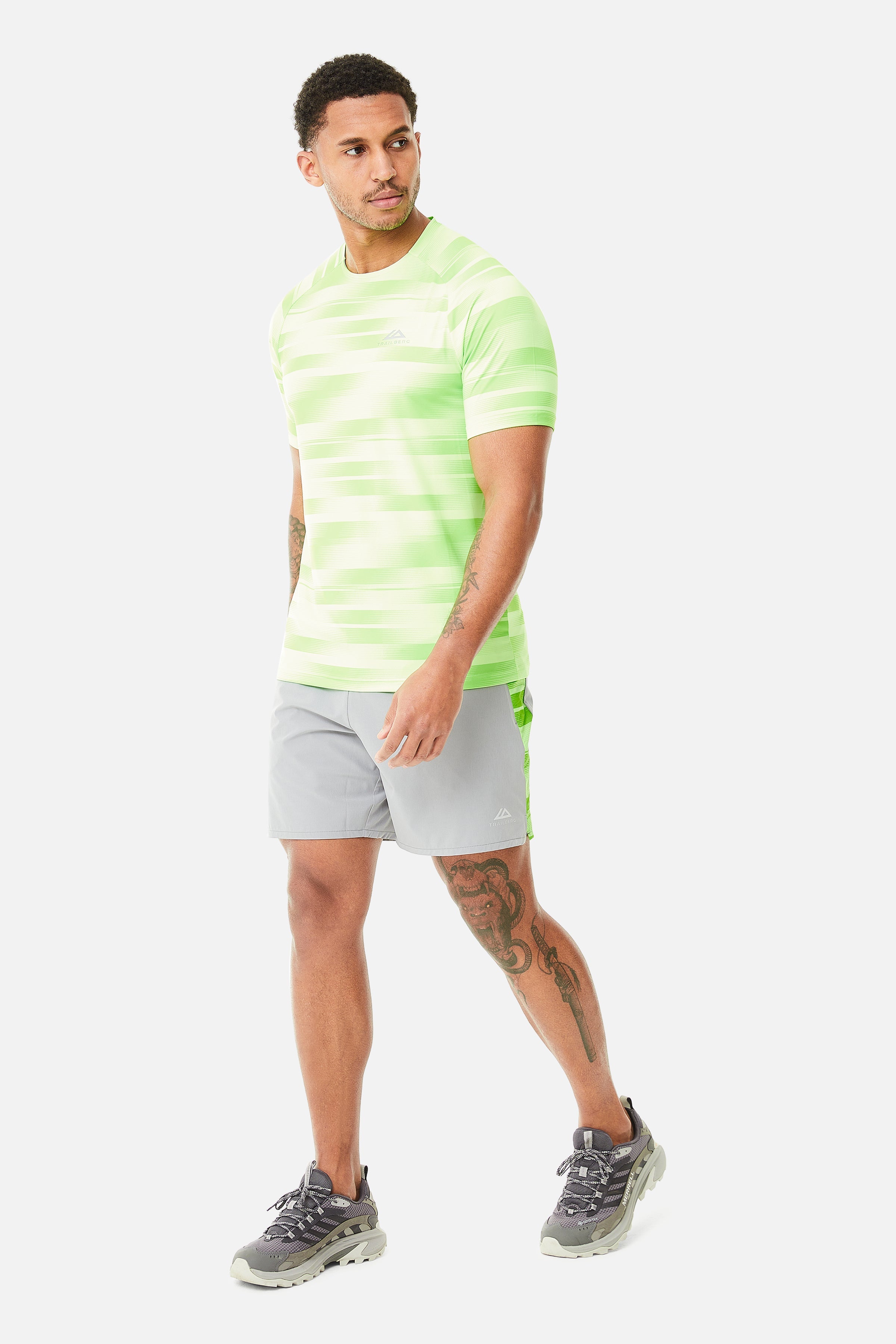 Dimension 2.0 Tee - Neon Lime/Vivid Green/Moon Grey