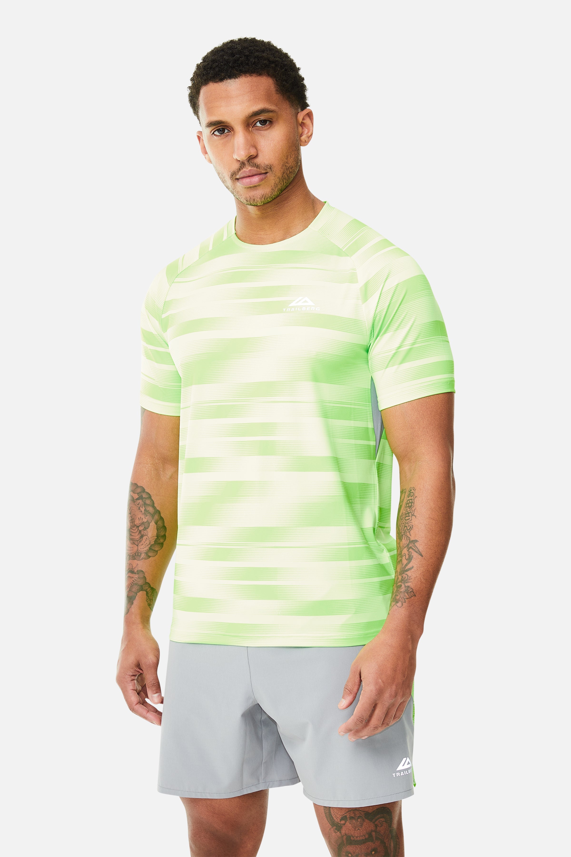 Dimension 2.0 Tee - Neon Lime/Vivid Green/Moon Grey
