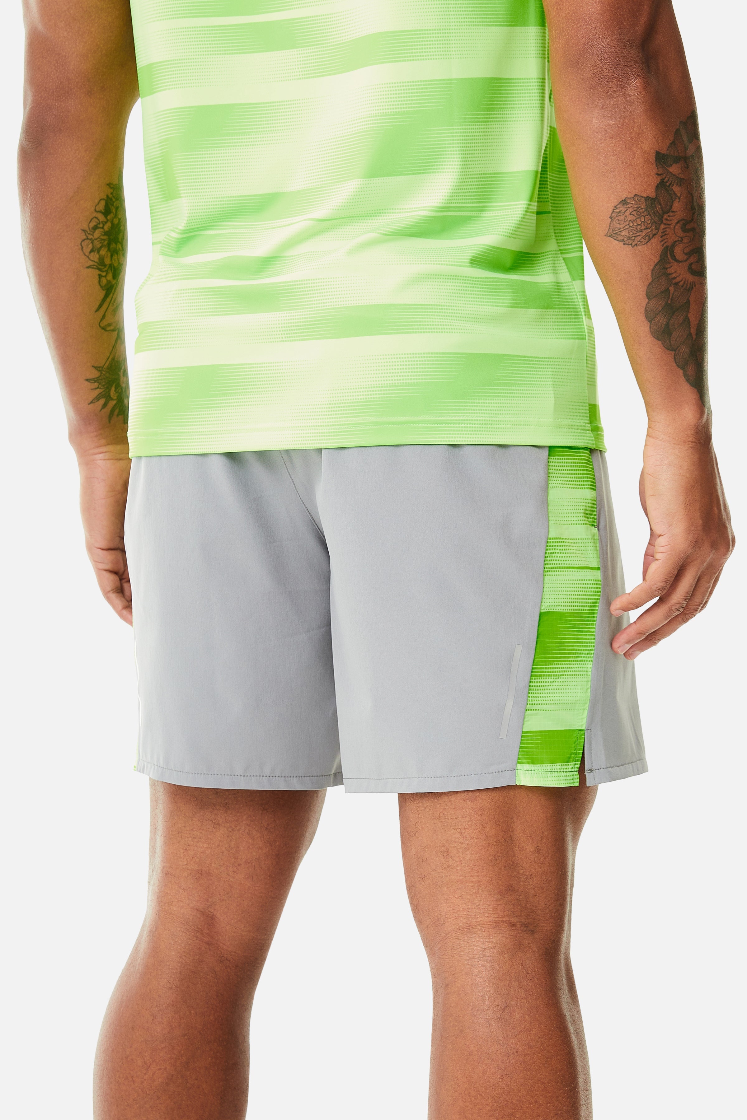 Dimension 2.0 Short - Moon Grey/Neon Lime/Vivid Green