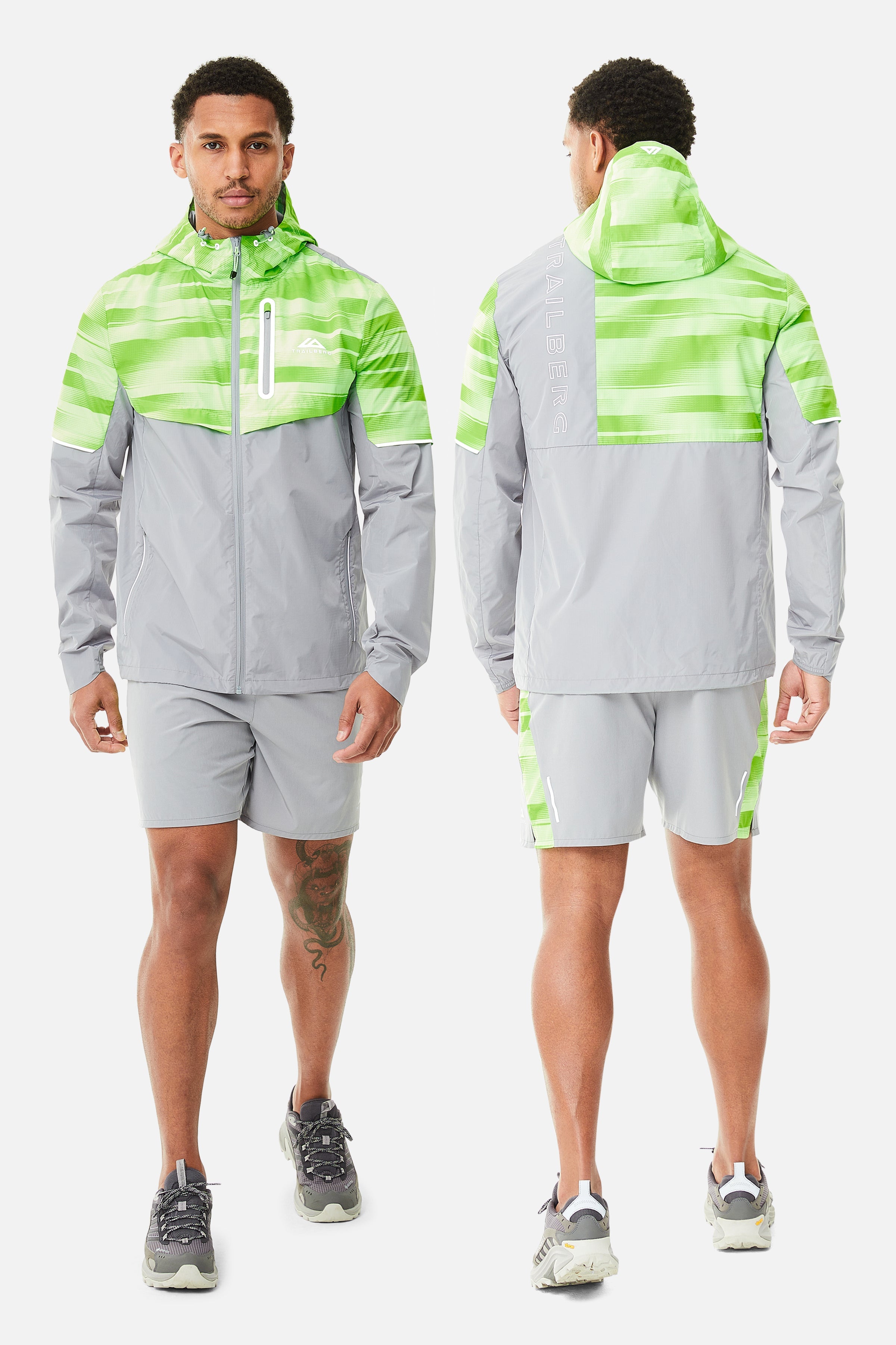 Dimension 2.0 Windset - Moon Grey/Neon Lime/Vivid Green