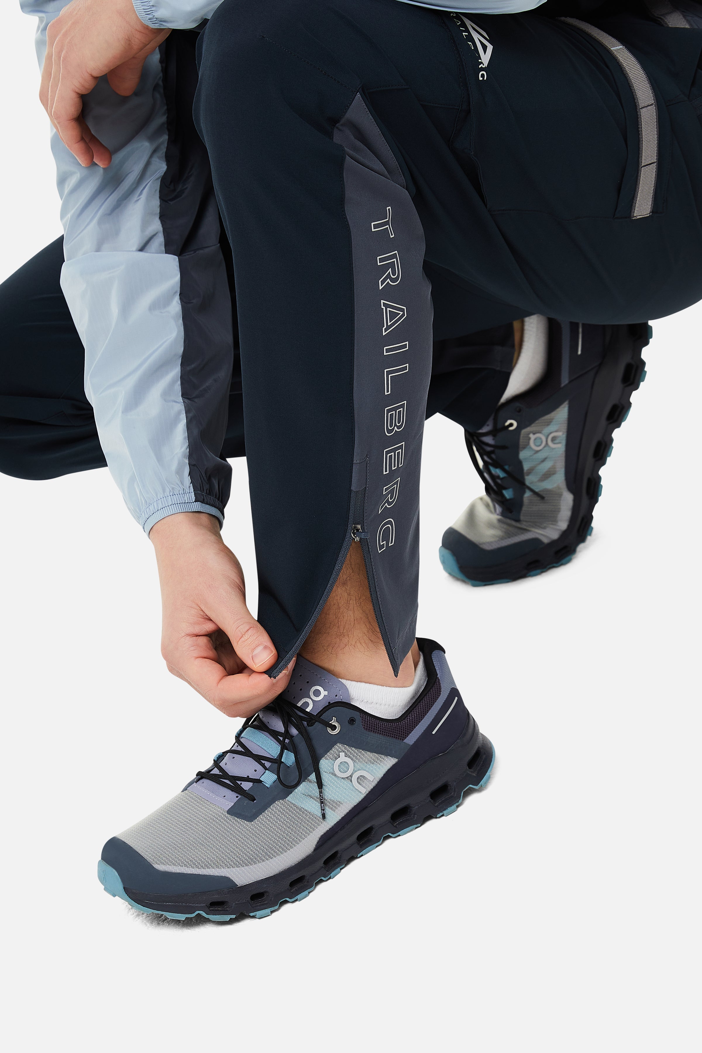 SS25 Triathlon Pant - Navy/Grey/Blue