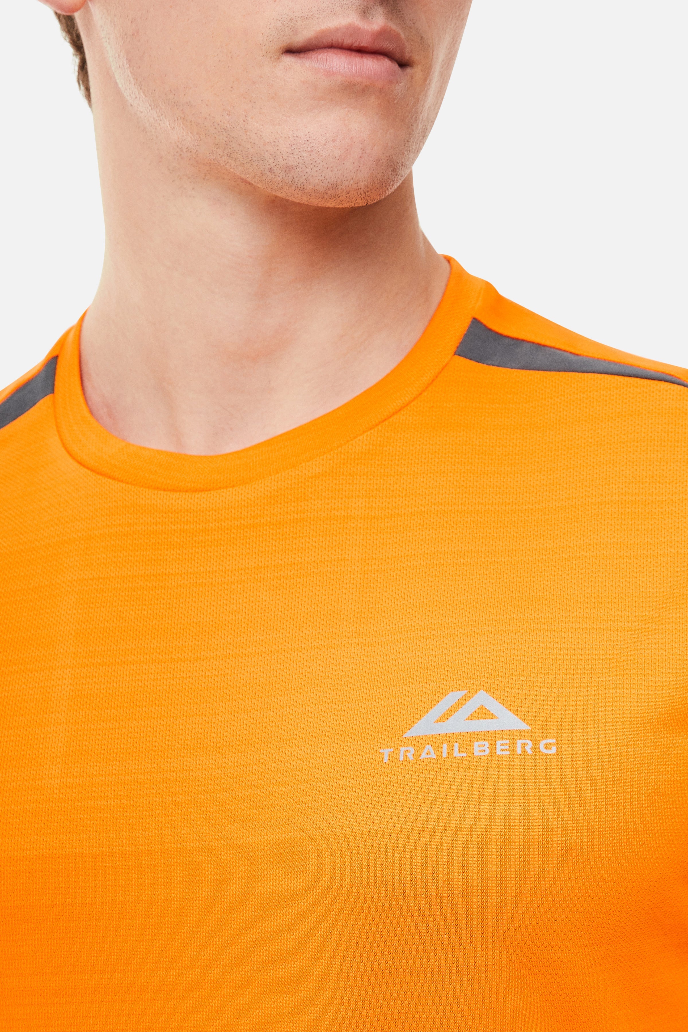 SS25 Cloud Tee - Orange Burst/Iron Grey