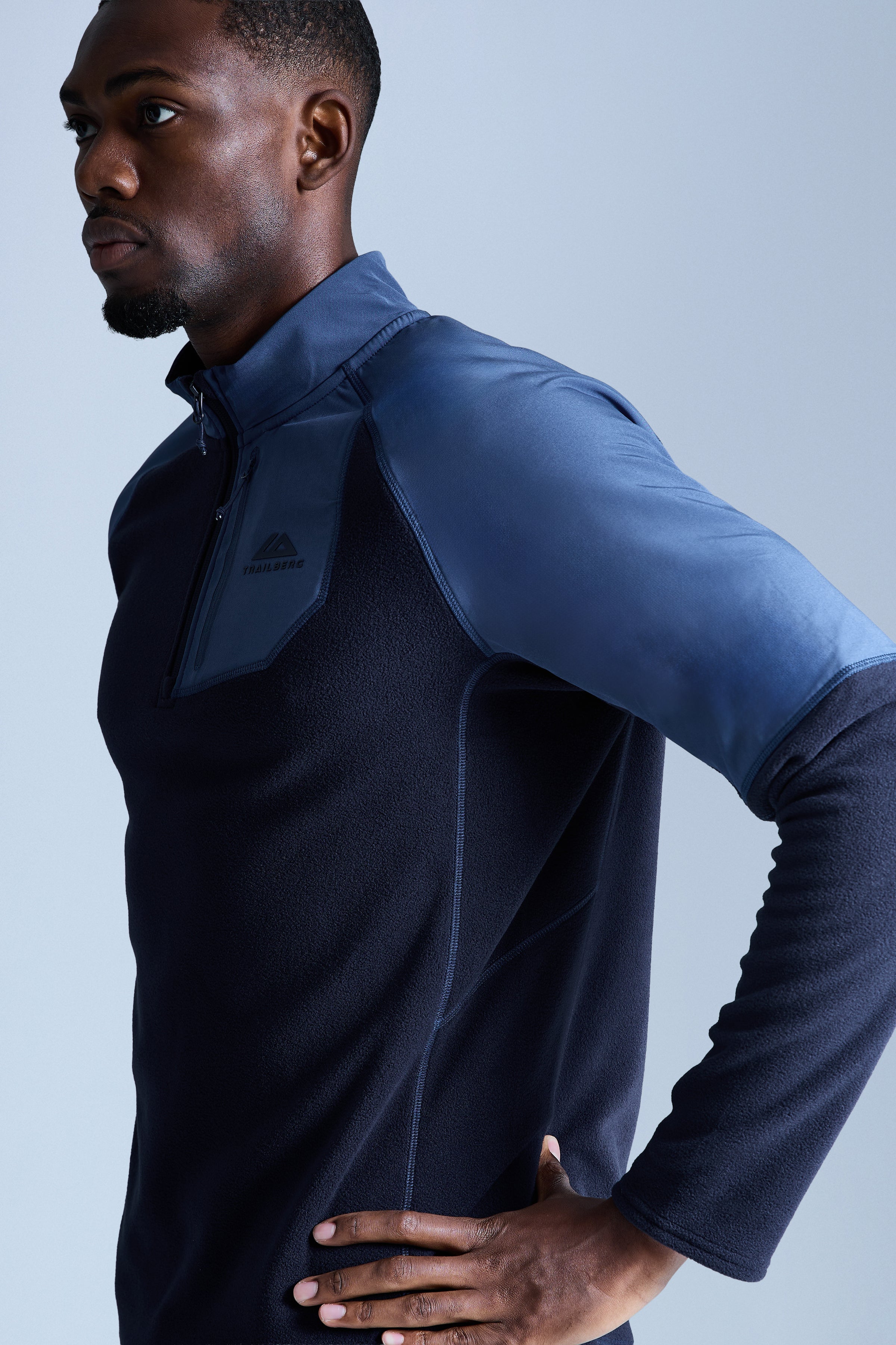 Sierra 1/4 Zip - Deep Ocean/Aqua Eclipse