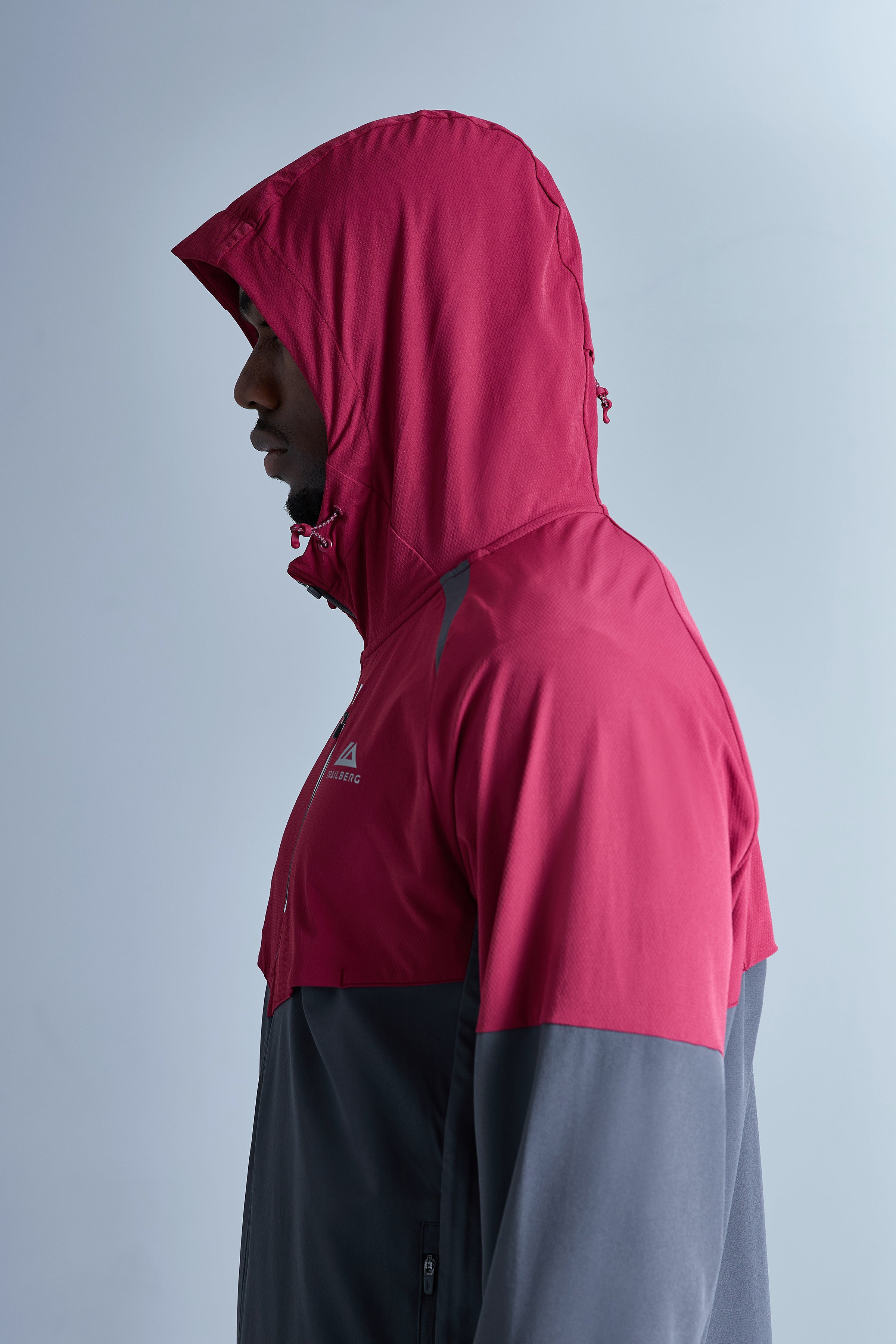 AW25 Cloud Hood - Crimson Velvet/Volcano Grey