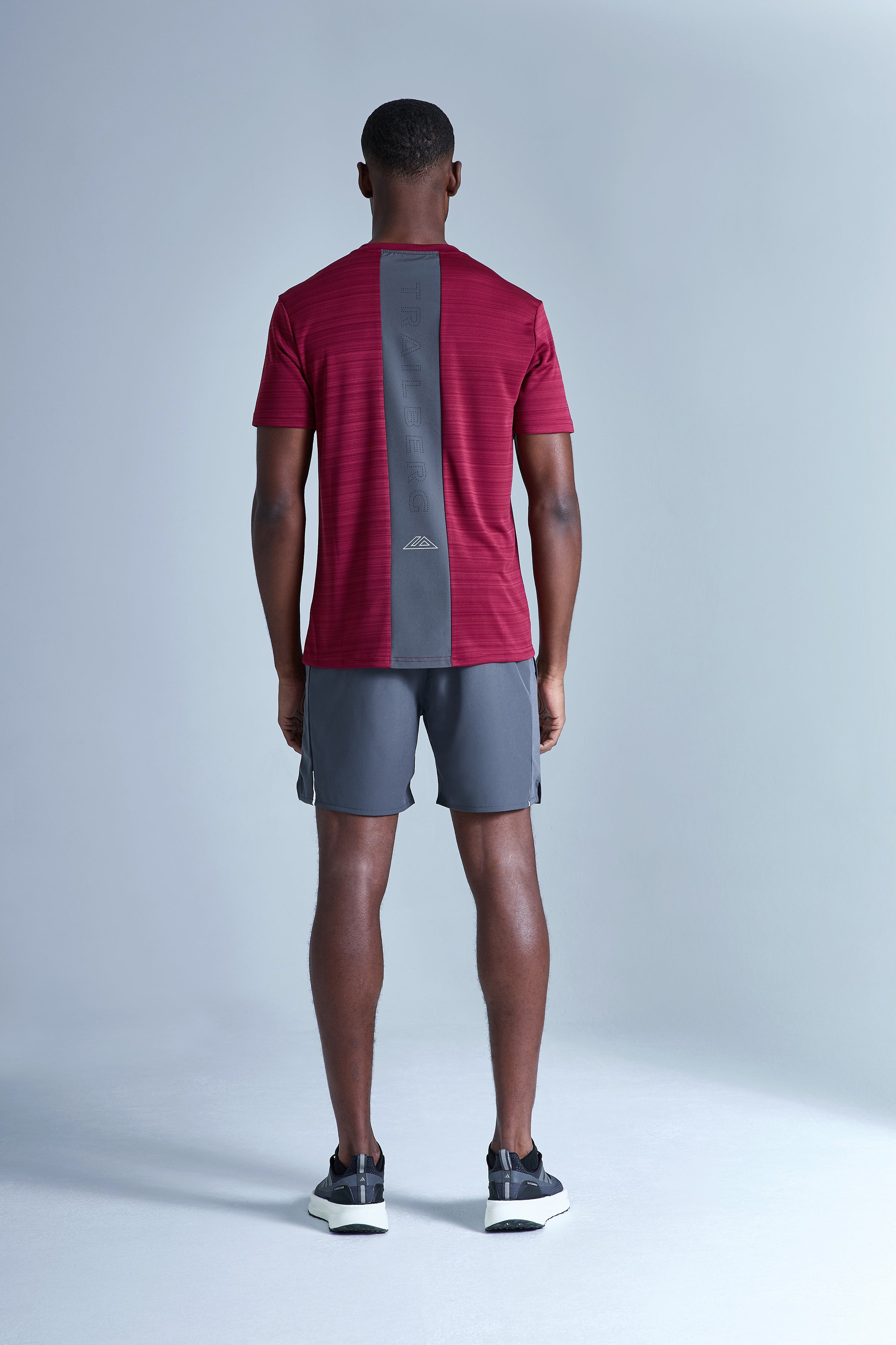 AW25 Cloud Tee - Crimson Velvet/Volcano Grey