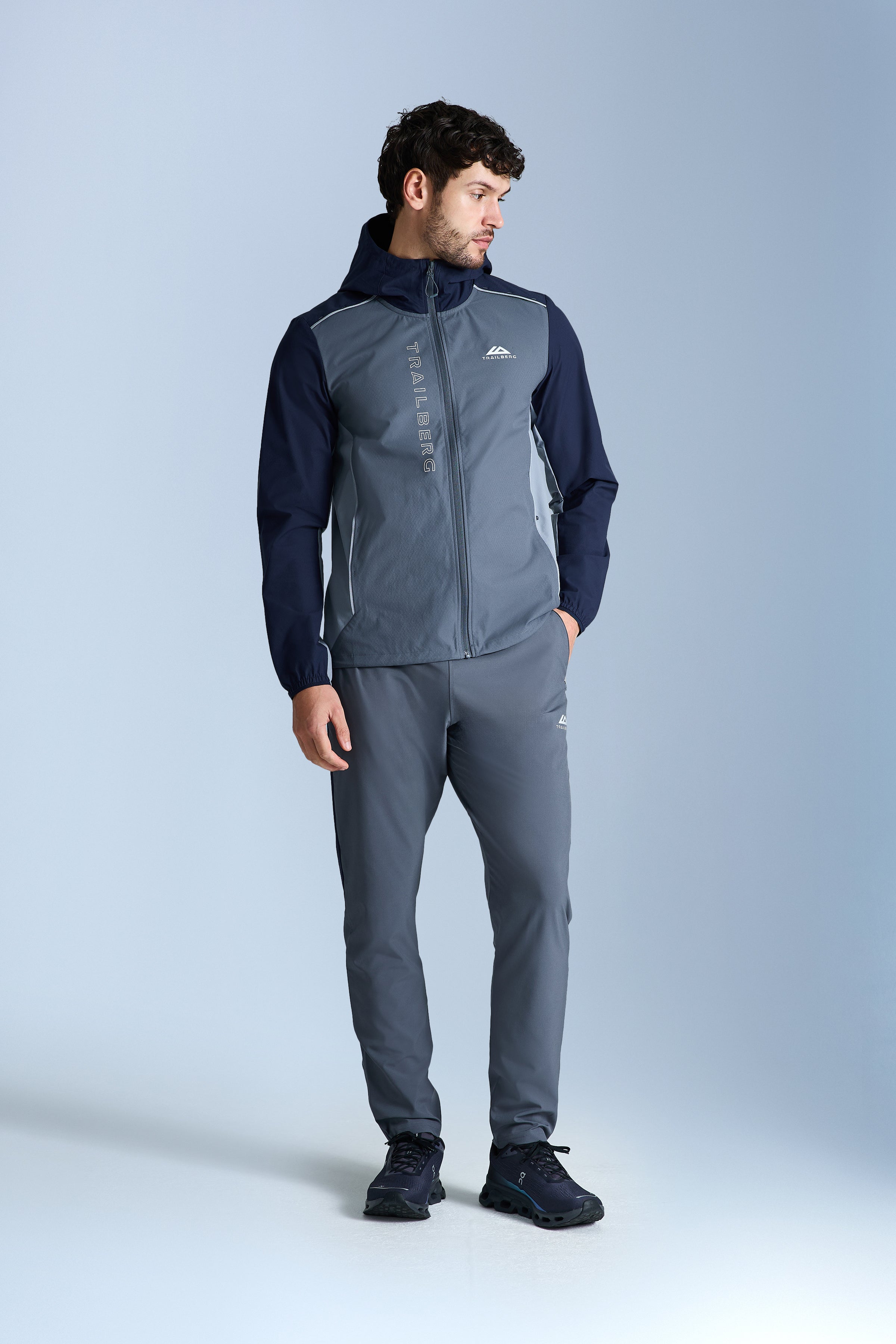 AW25 Triathlon Pant - Storm Grey/Navy Blue