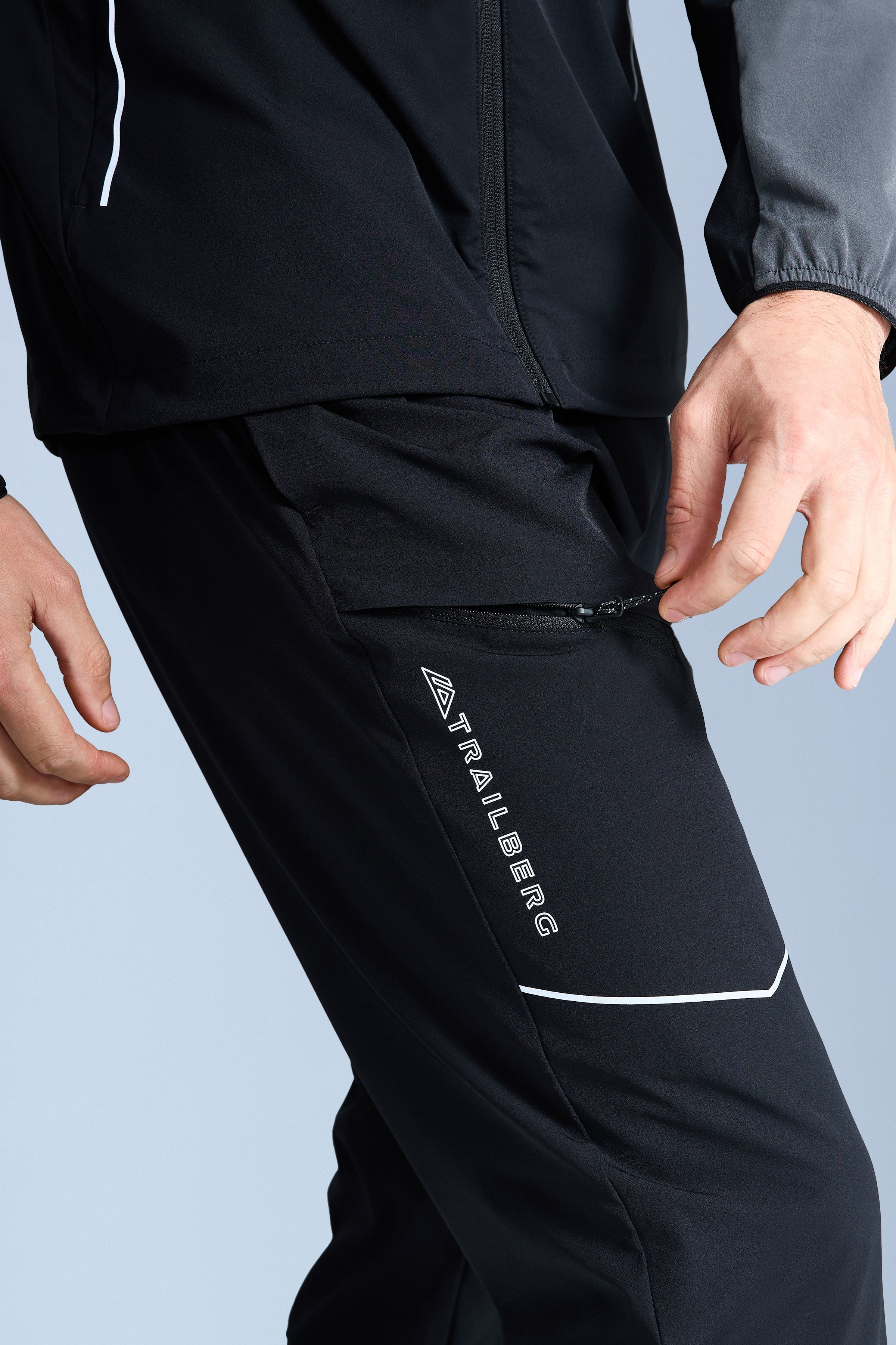 Zion Tracksuit - Black/Volcano Grey