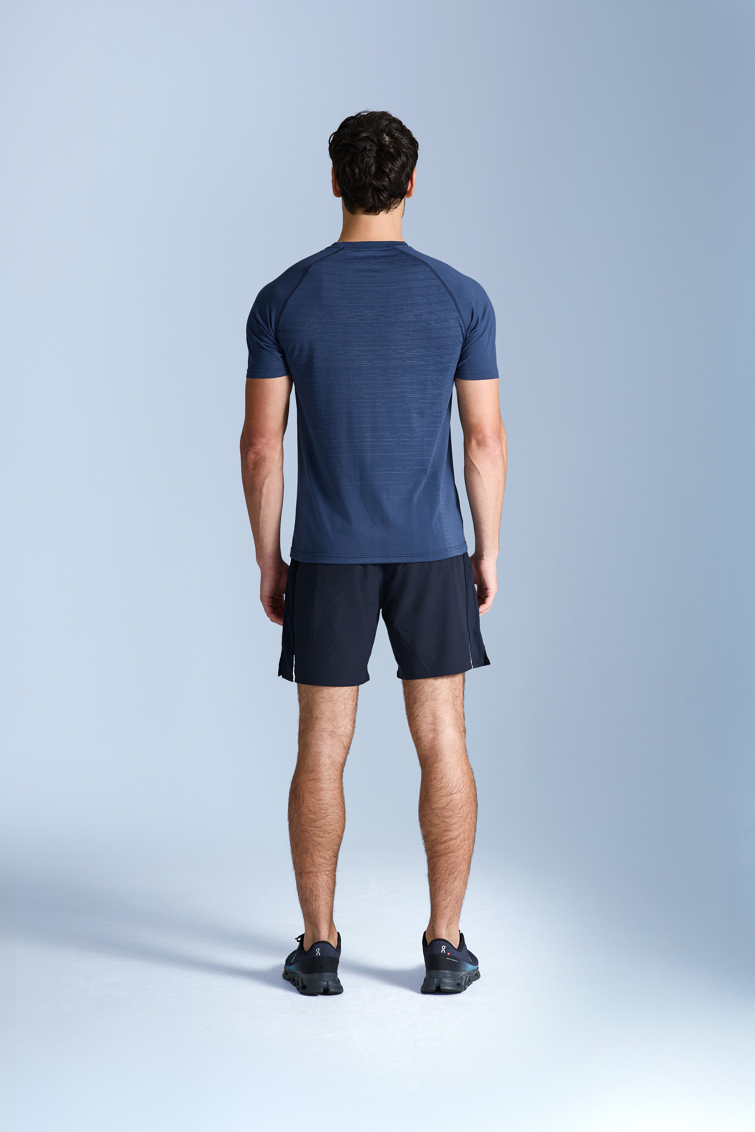Form Seamless Tee - Aqua Eclipse/Amethyst Blue
