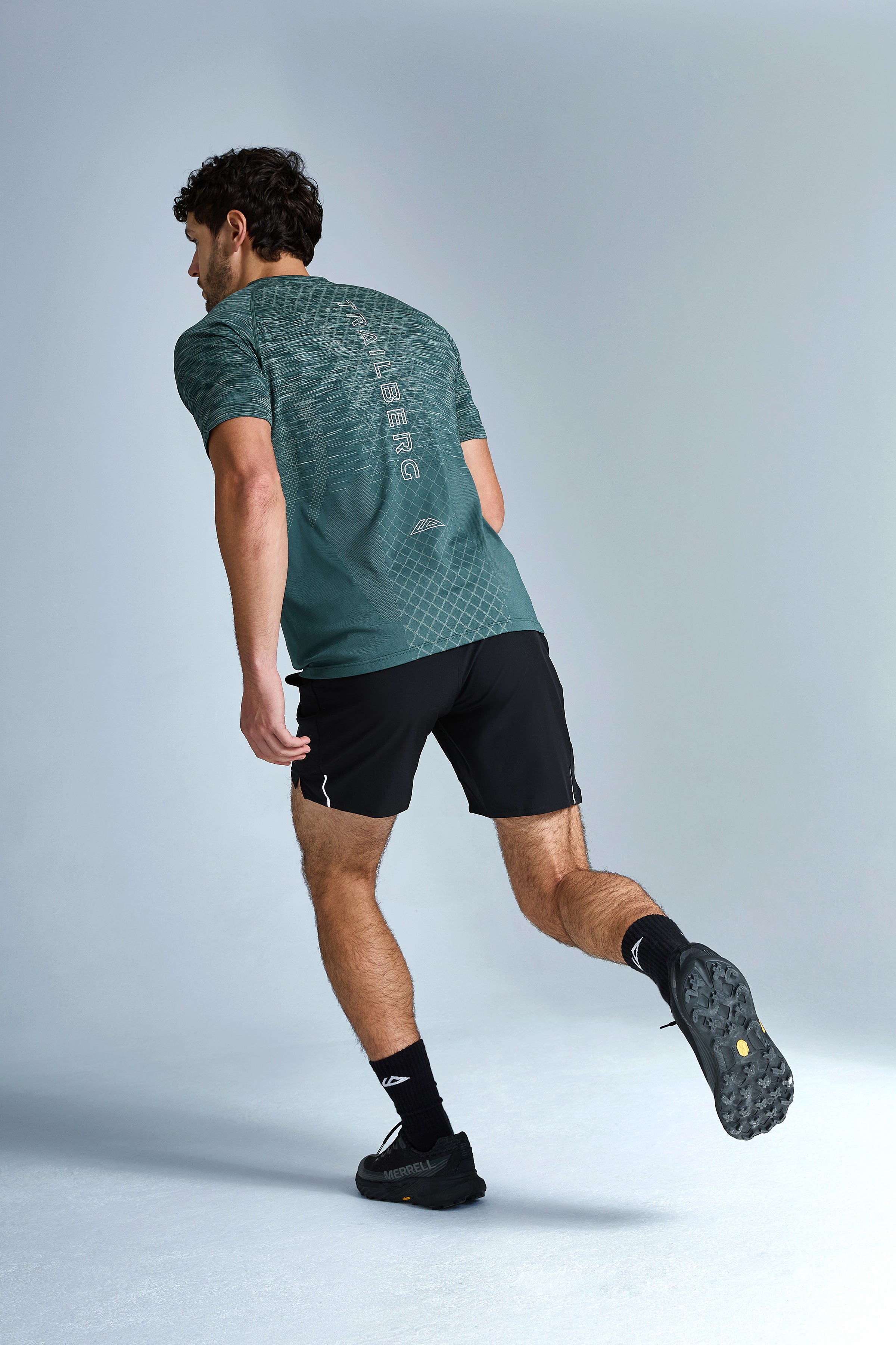 Stride Seamless Tee - Evergreen Mist/Moss Green/Pine Fern/Aloe Frost