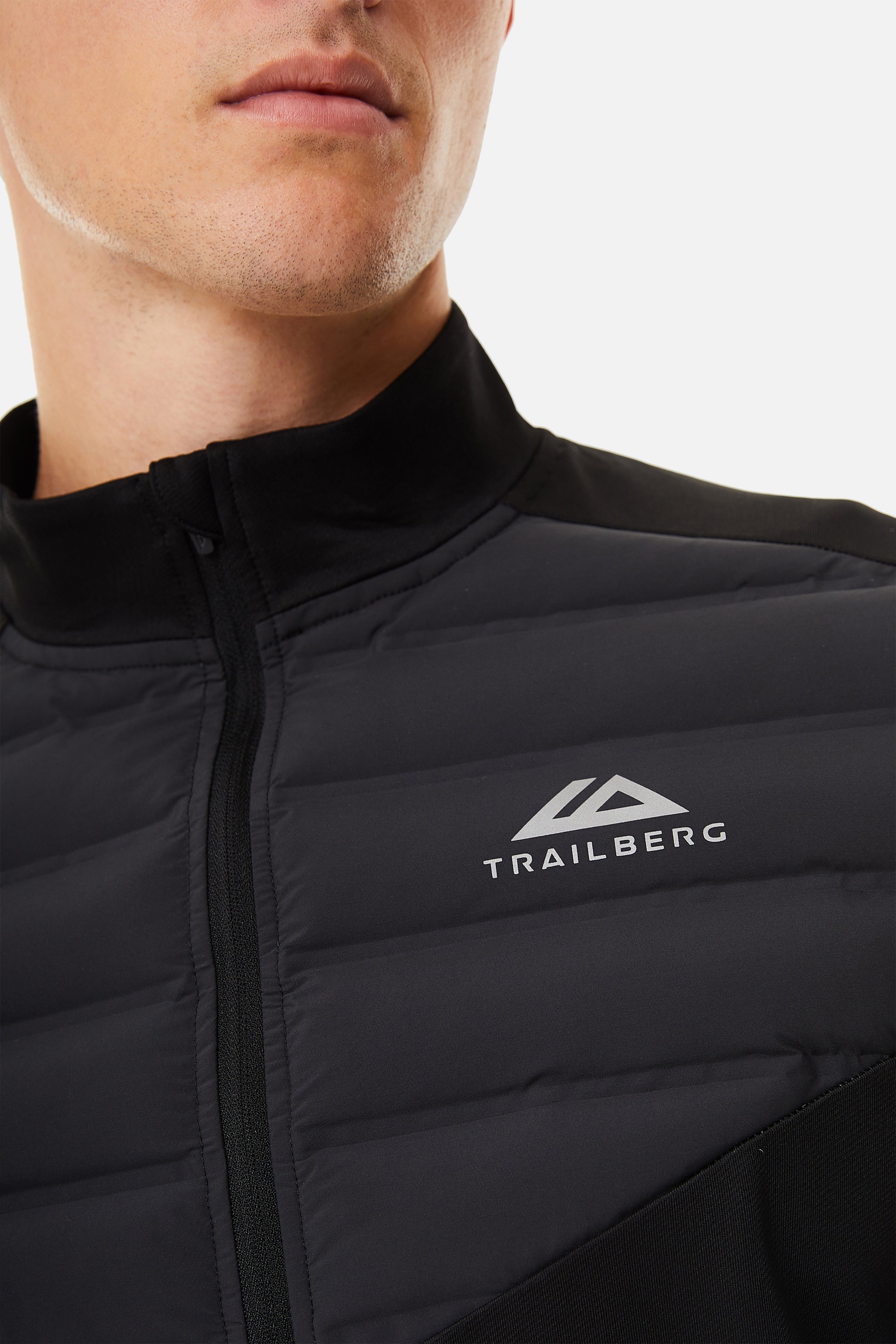 Rhine Hybrid Quarter Zip - Black
