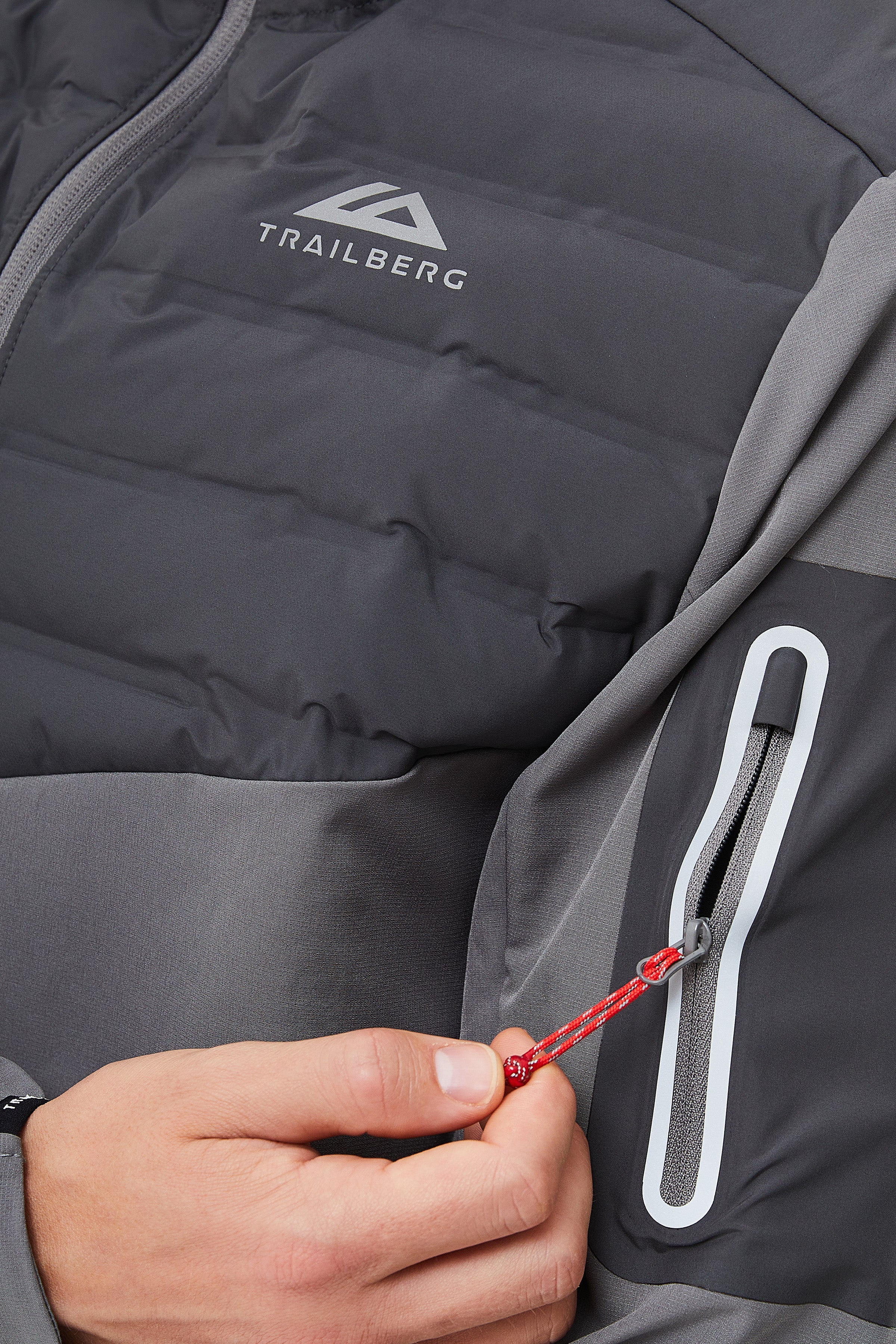 Rhine Hybrid Tracksuit - Grey/Dark Grey